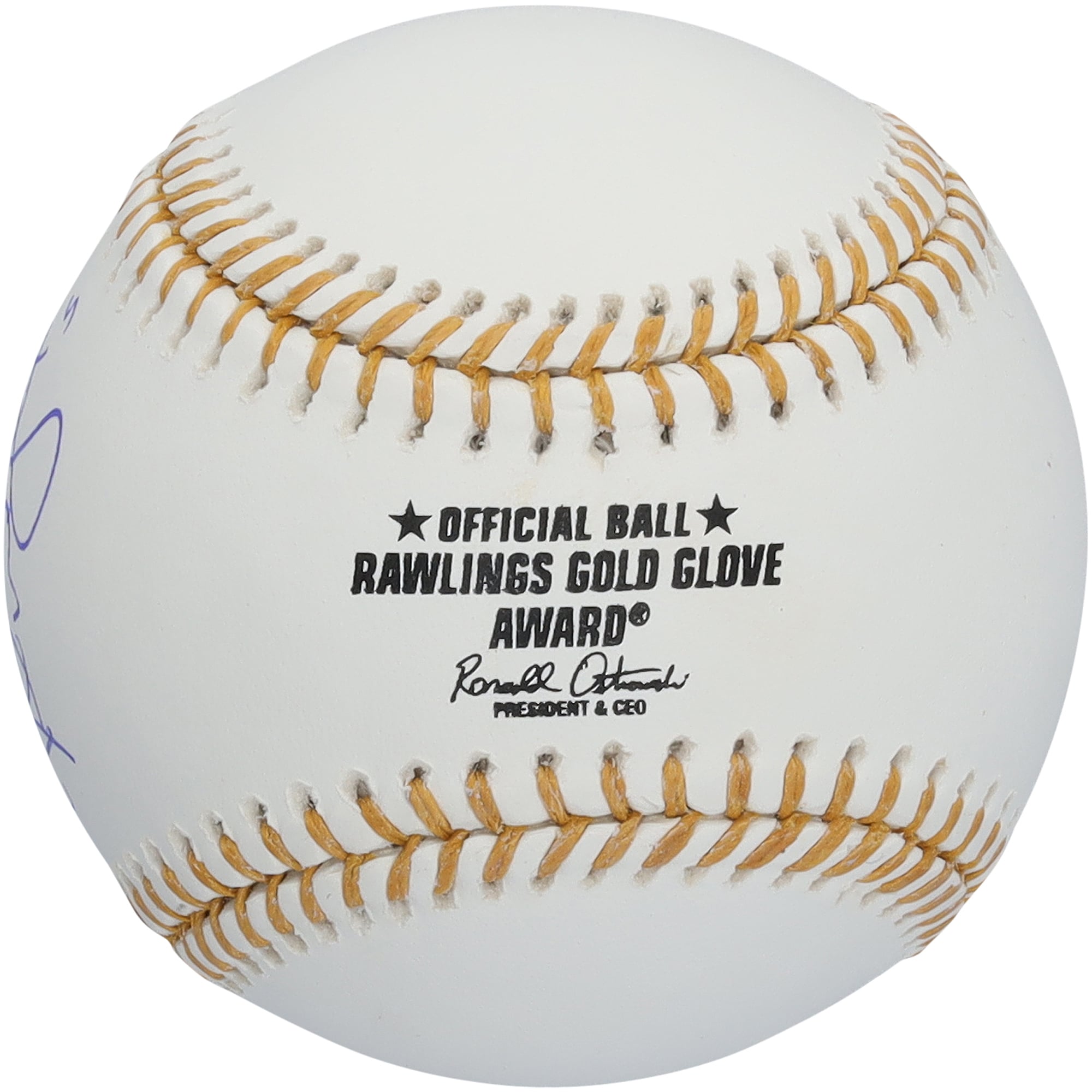 David Wright New York Mets Autographed Gold Glove Logo Baseball