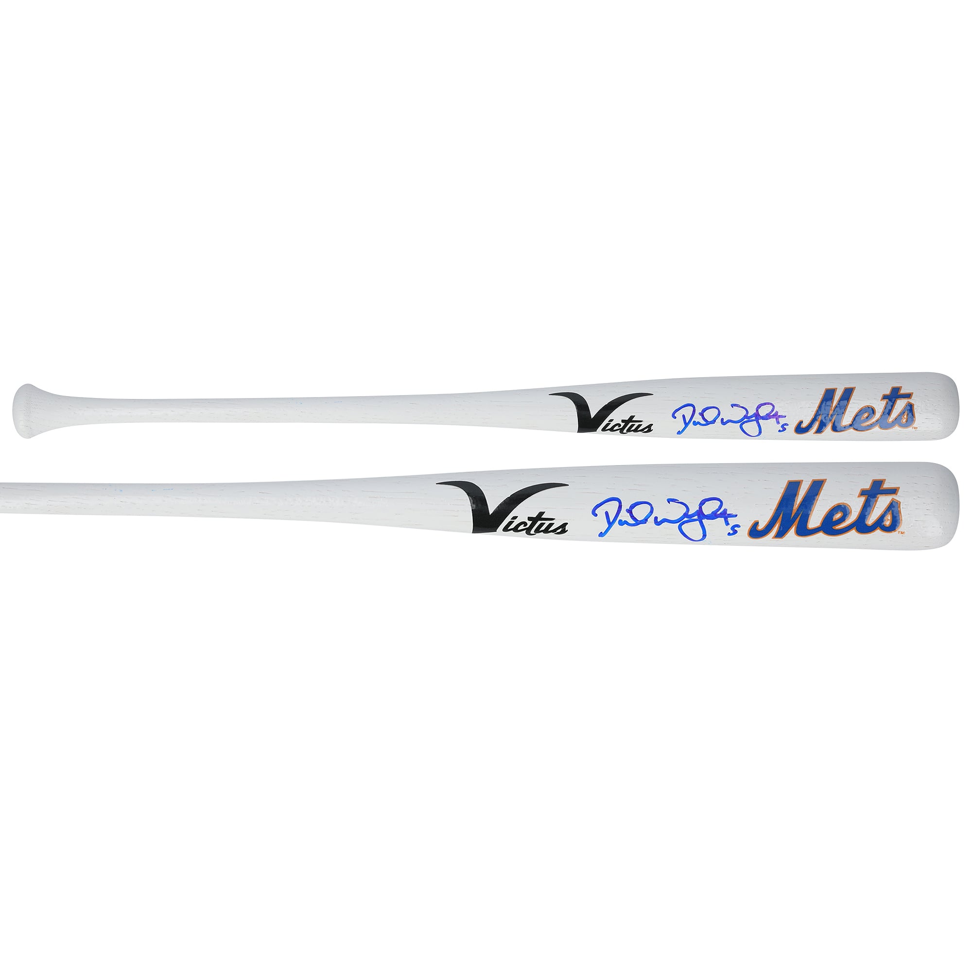 David Wright New York Mets Autographed Victus Team ID Mini Bat