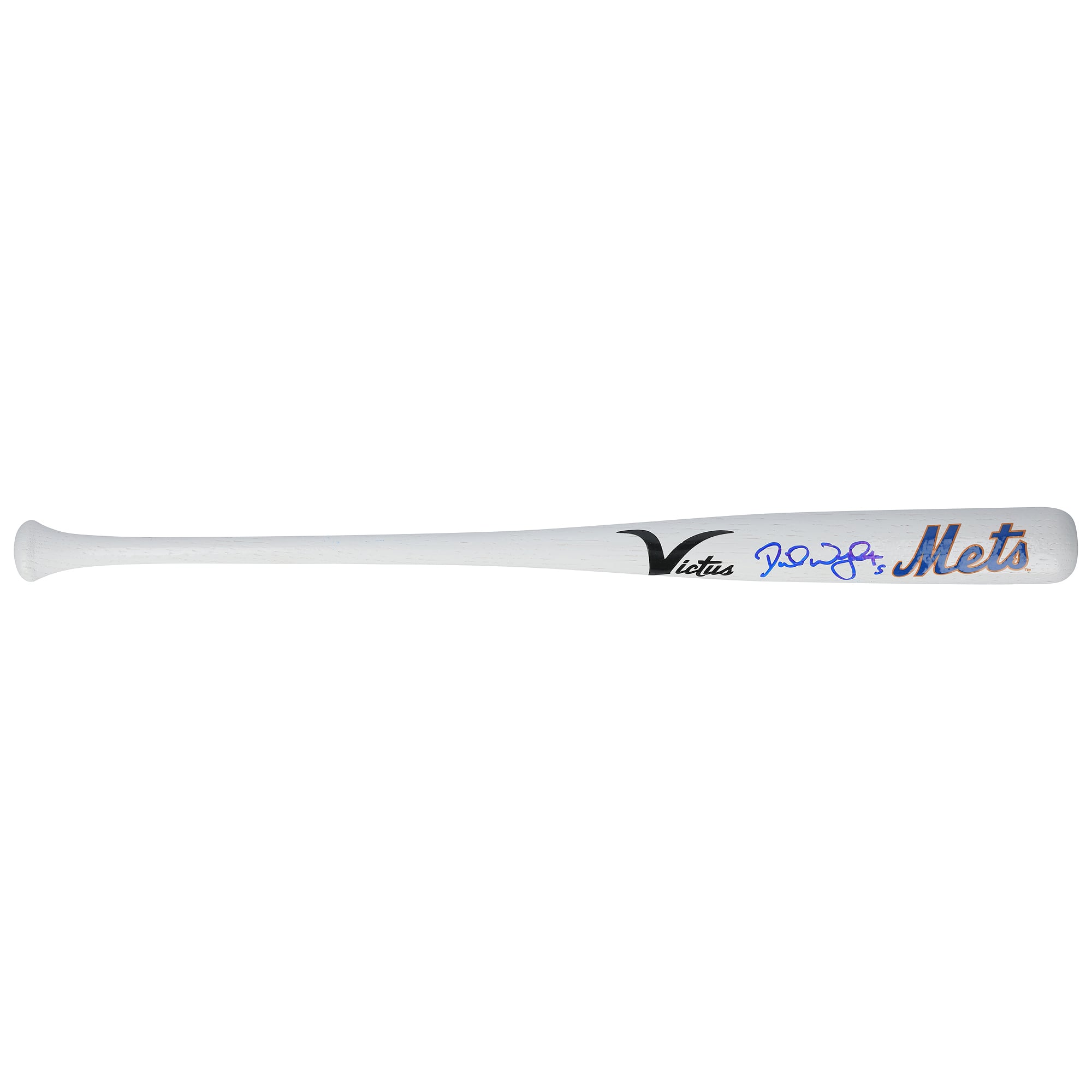 David Wright New York Mets Autographed Victus Team ID Mini Bat