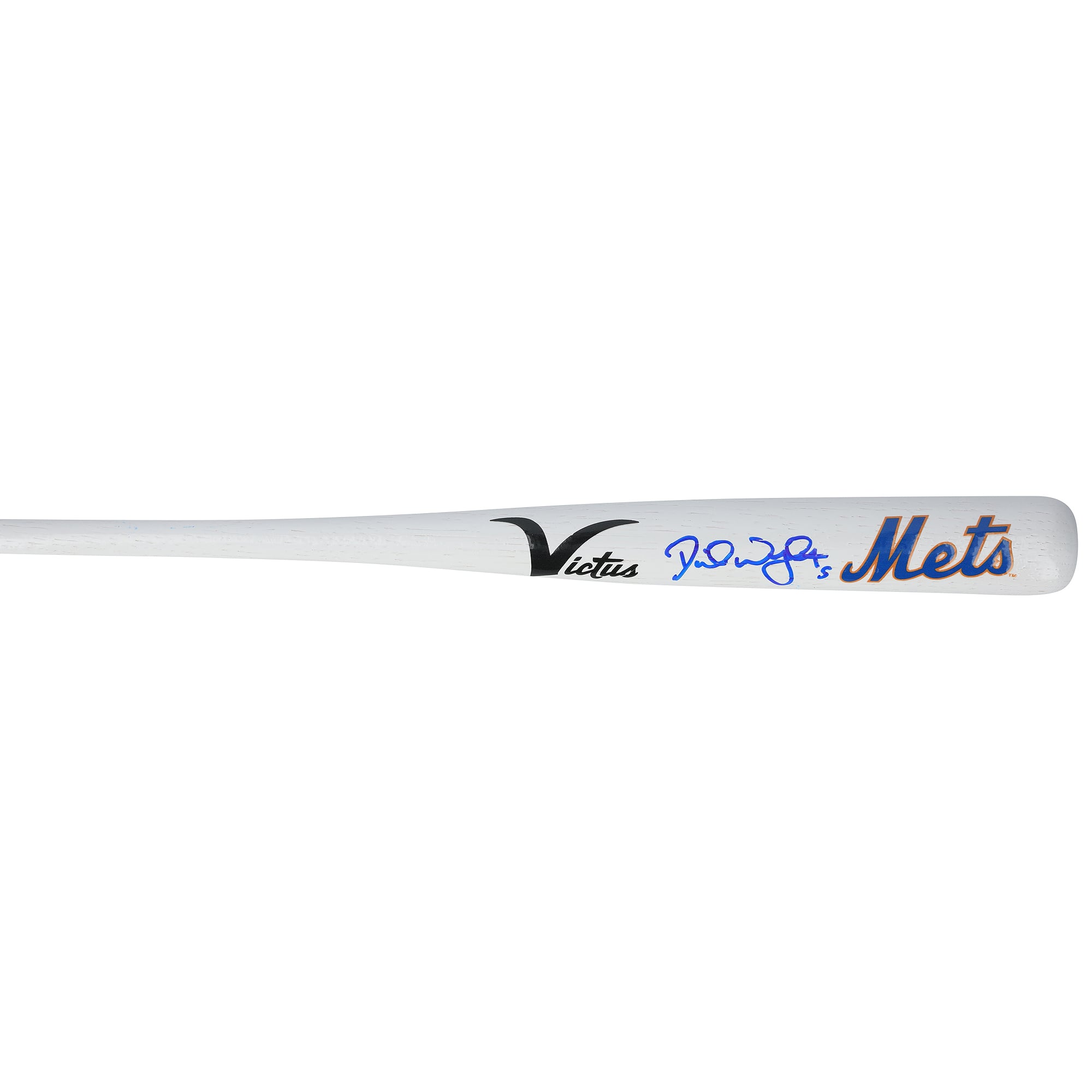 David Wright New York Mets Autographed Victus Team ID Mini Bat