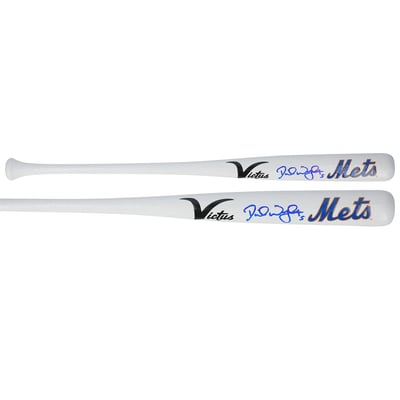 David Wright New York Mets Autographed Fanatics Authentic Victus Team ID Mini Bat  
