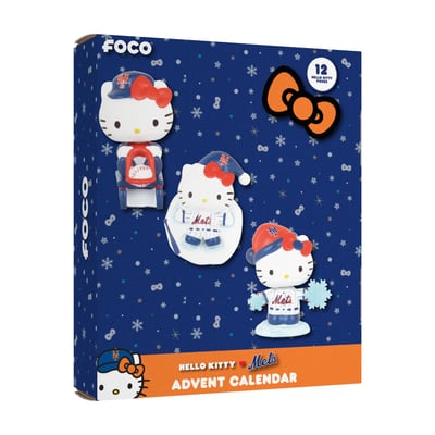 FOCO New York Mets Hello Kitty Advent Calendar
