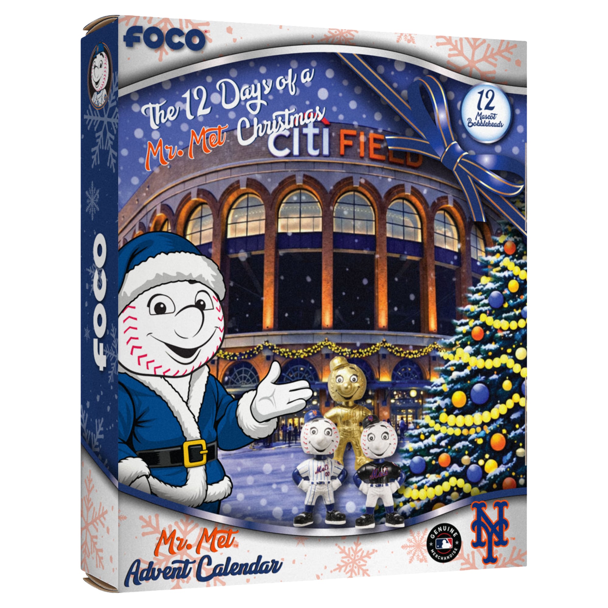 FOCO New York Mets Mascot Bobblehead Advent Calendar