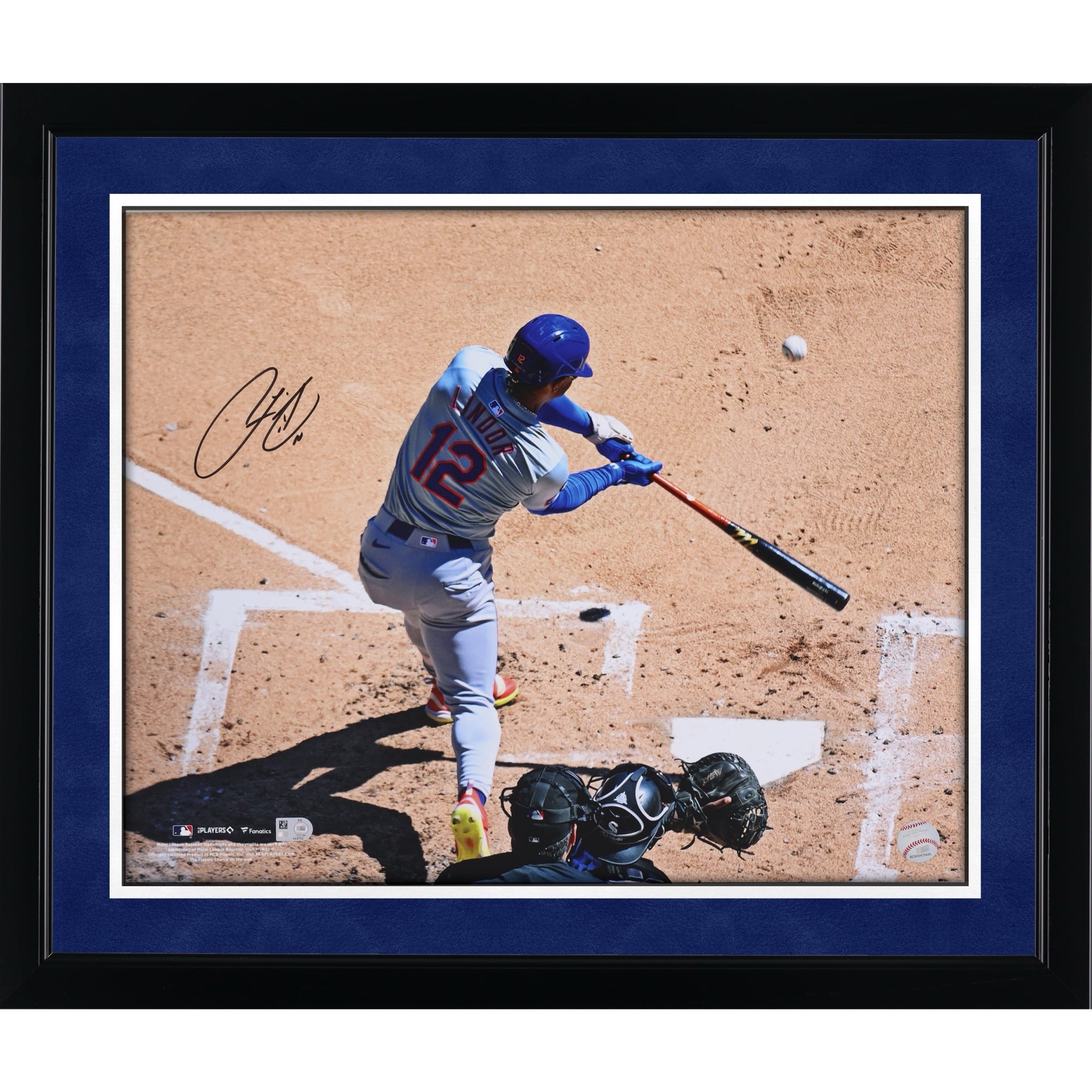 Francisco Lindor New York Mets Autographed 16" x 20" Bird's Eye Of A Home Run Photograph