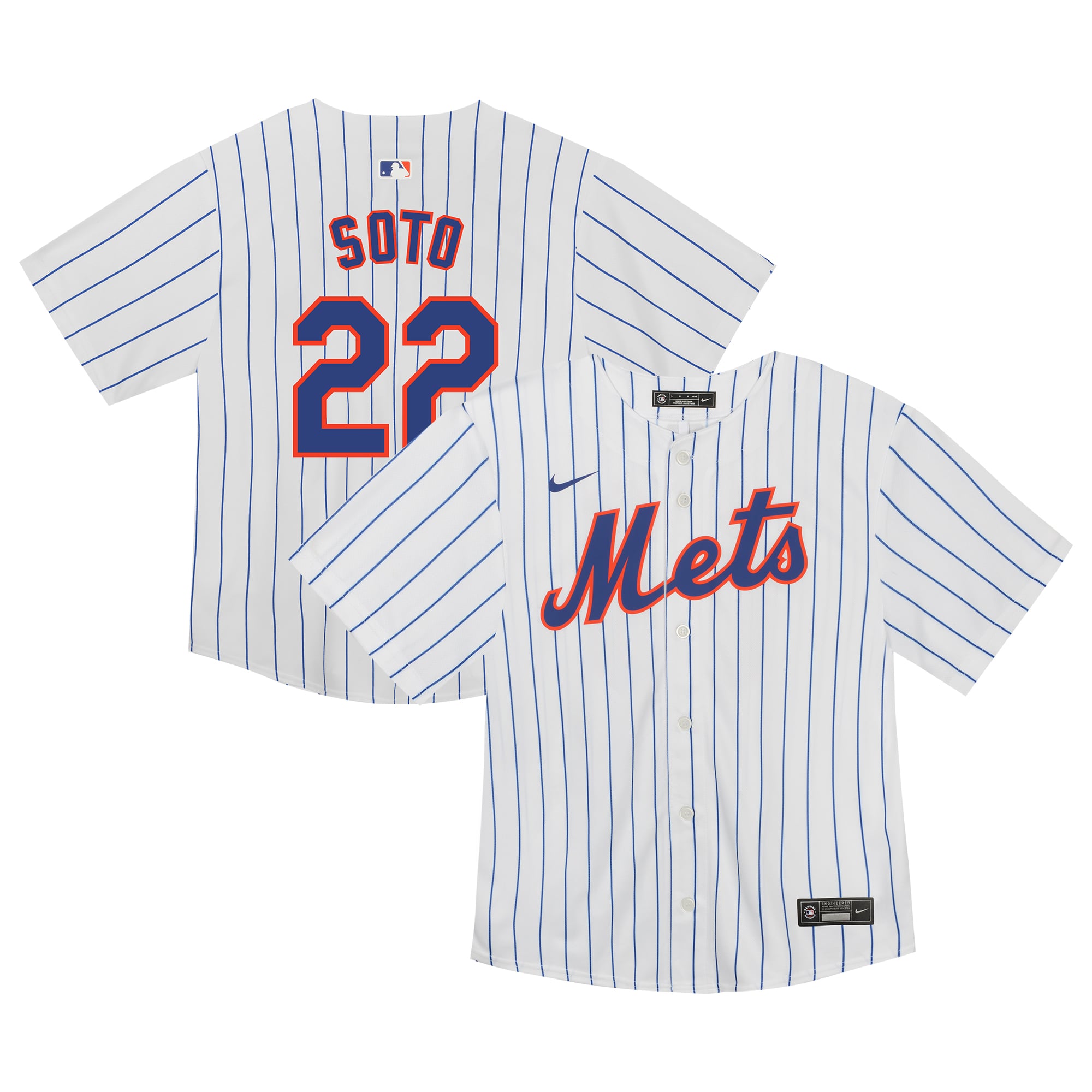 Maillot domicile réplique Nike Juan Soto blanc des Mets de New York pour bébé