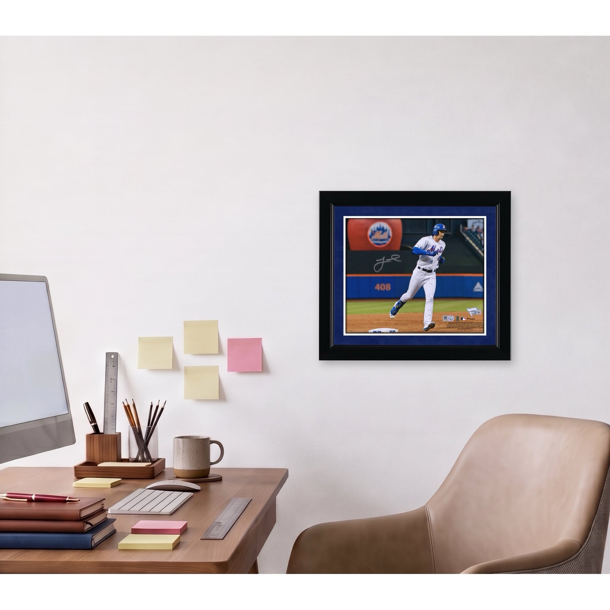 Jeff McNeil New York Mets Autographed 8" x 10" Apple Photograph