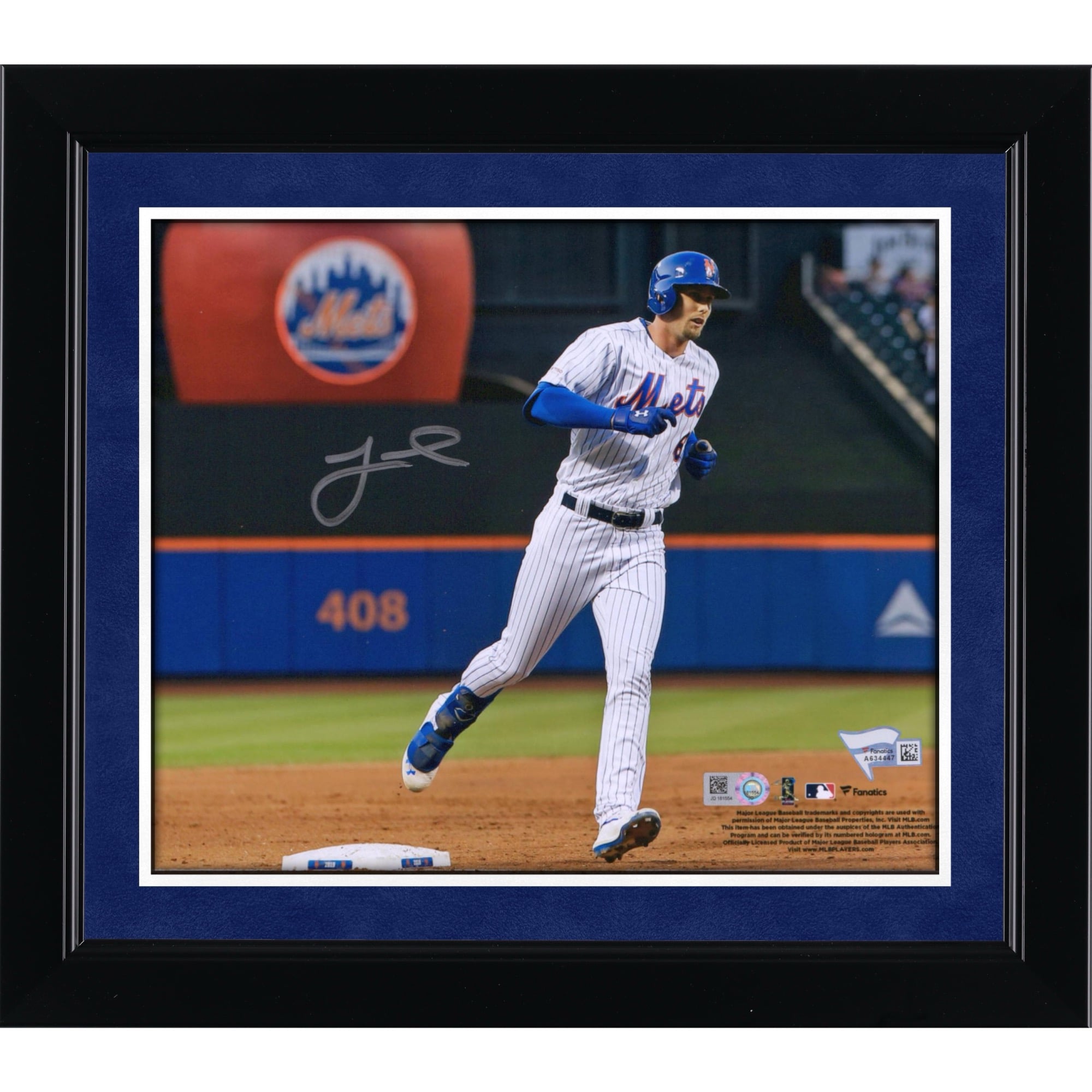 Jeff McNeil New York Mets Autographed 8" x 10" Apple Photograph