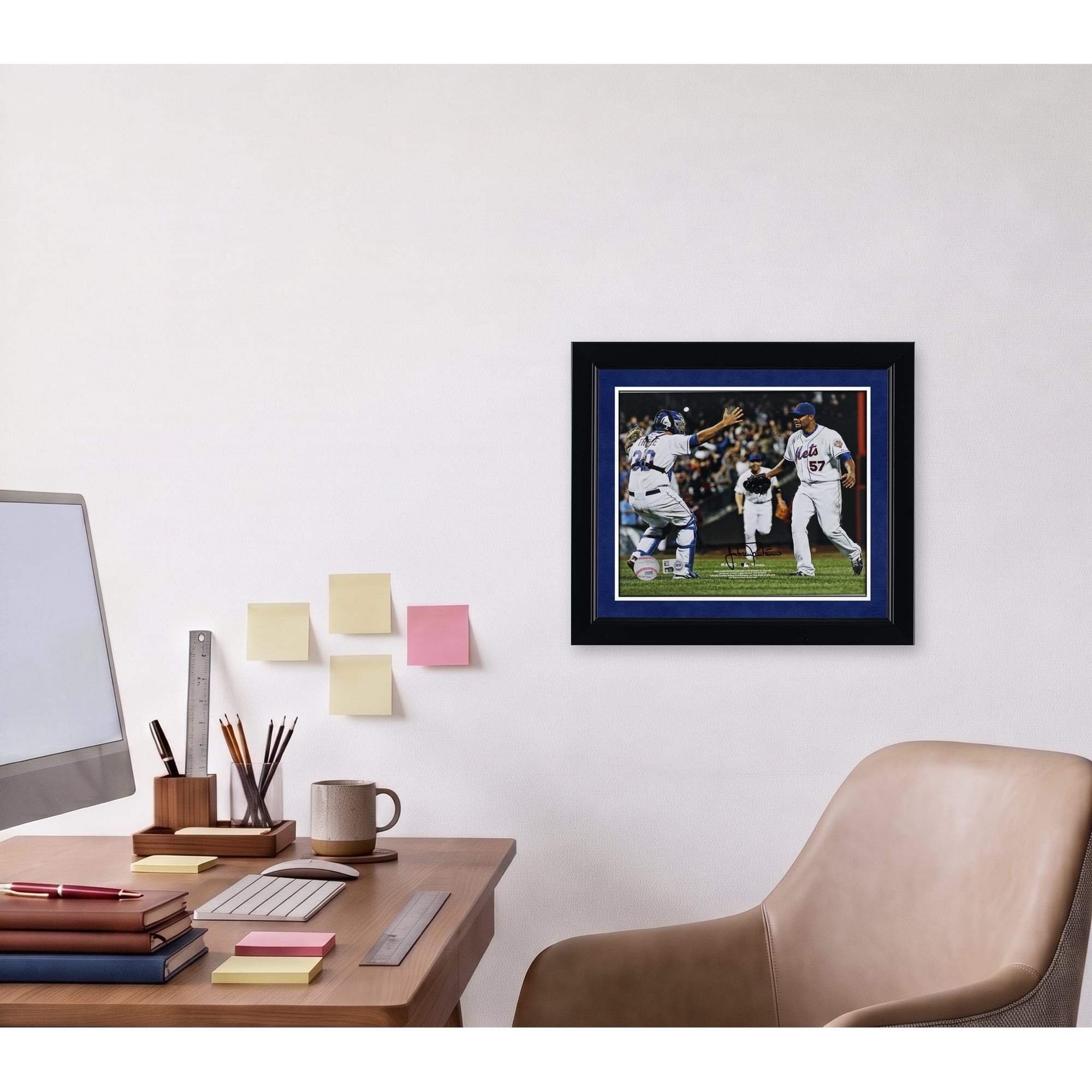 Johan Santana New York Mets Autographed 8" x 10" No Hitter Celebration Photograph