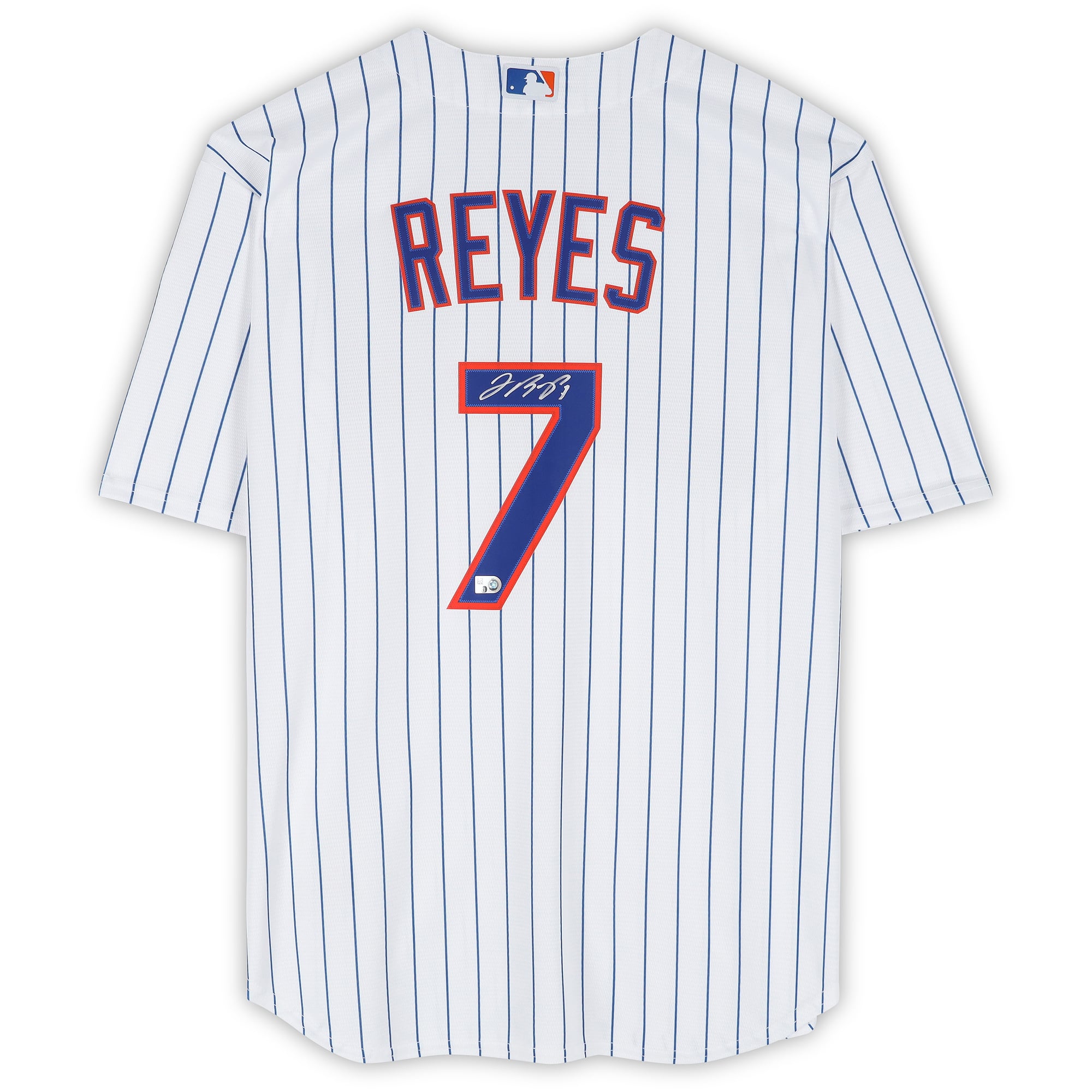 Jose Reyes New York Mets Autographed White Nike Replica Jersey