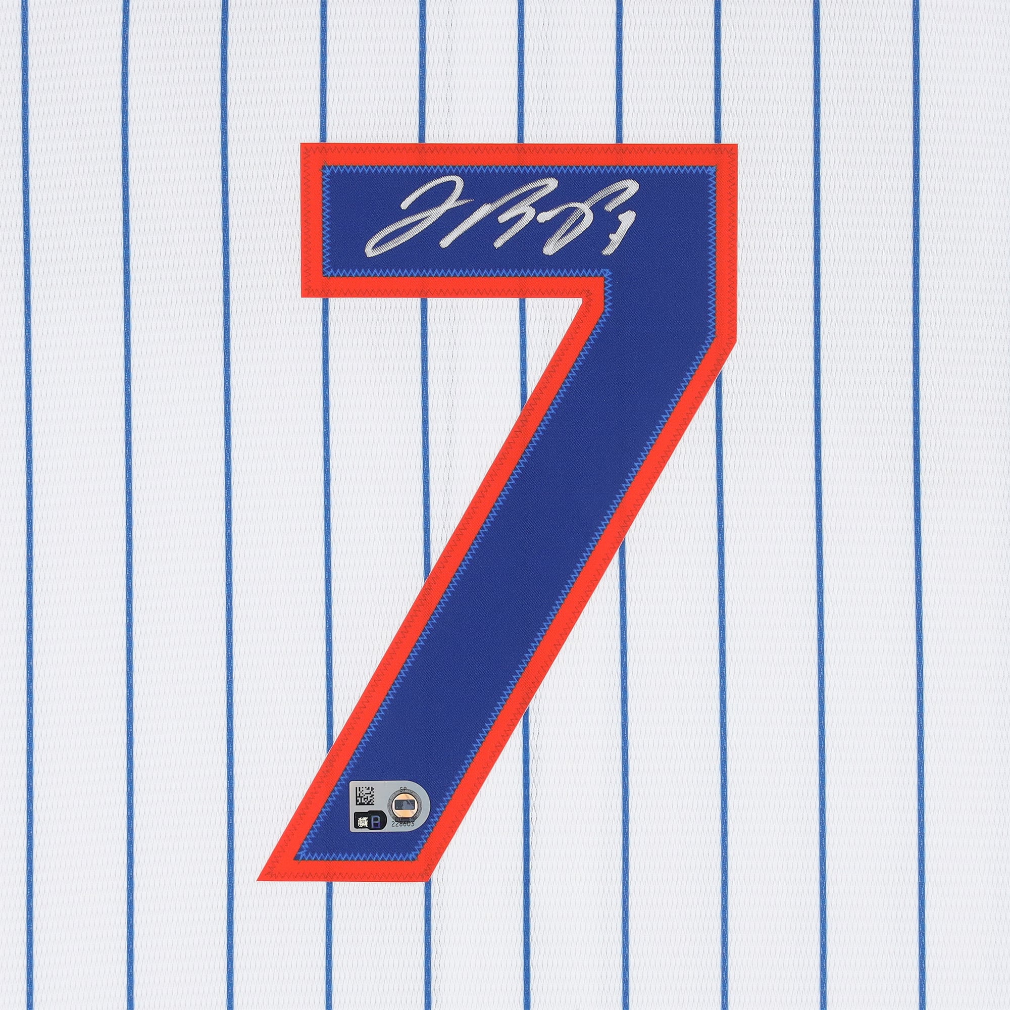 Jose Reyes New York Mets Autographed White Nike Replica Jersey