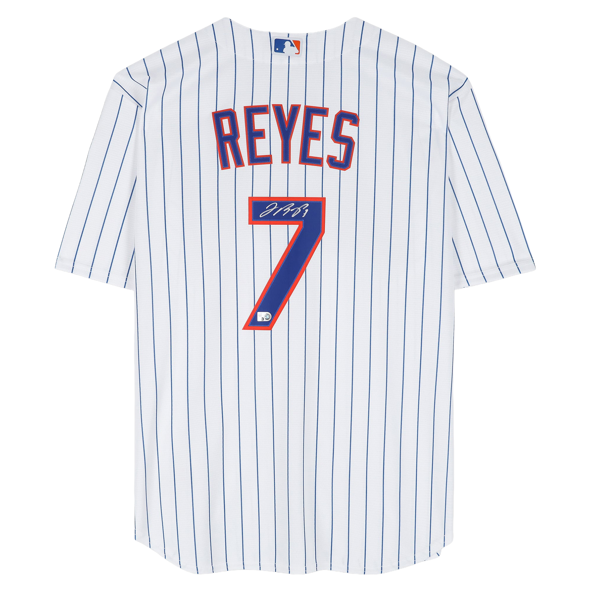 Jose Reyes New York Mets Autographed White Nike Replica Jersey
