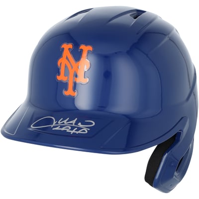Juan Soto New York Mets Autographed Fanatics Authentic Rawlings Replica Batting Helmet