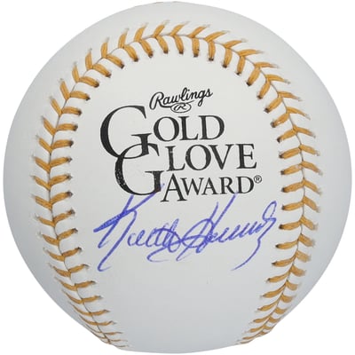Keith Hernandez New York Mets Autographed Fanatics Authentic Gold Glove Logo Baseball  