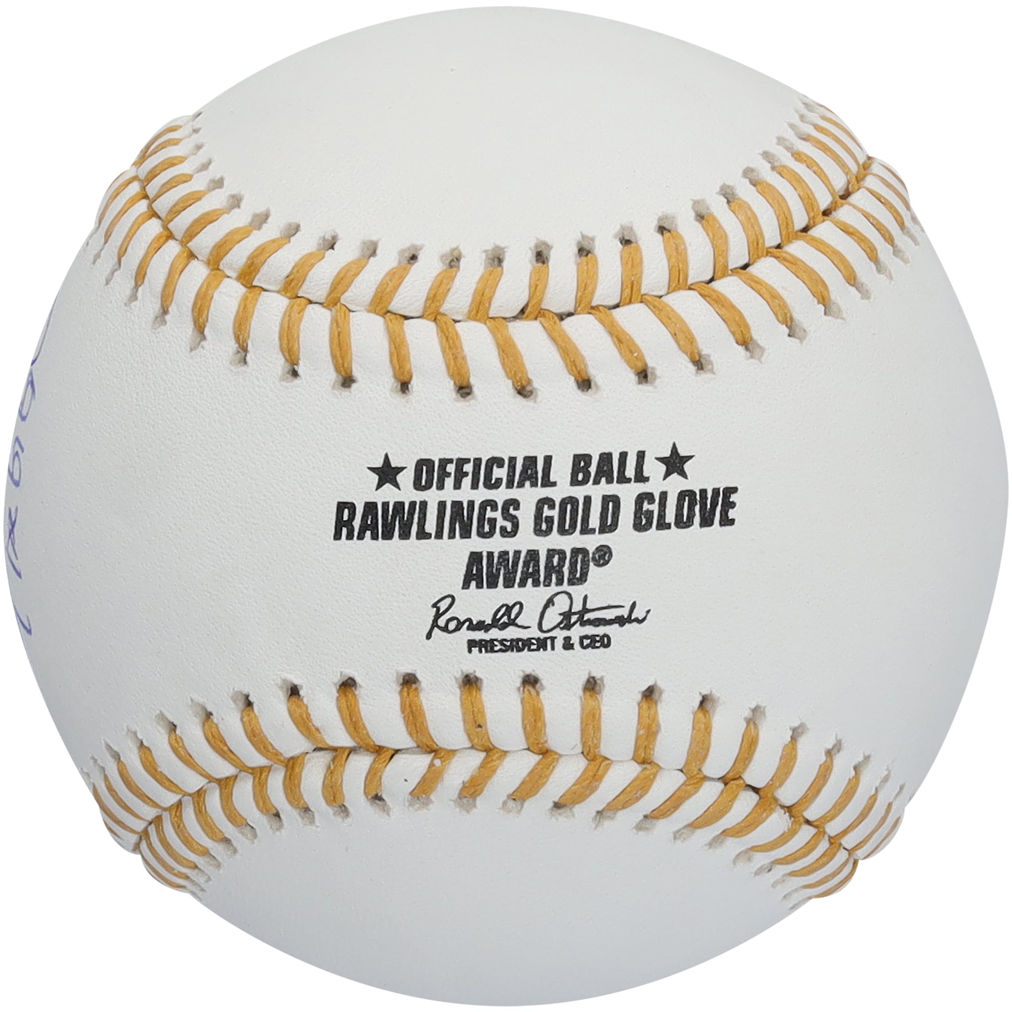 Keith Hernandez New York Mets Autographed Gold Glove Logo Baseball with "11x GG" Inscription