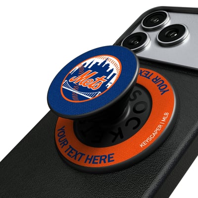 New York Mets Keyscaper Personalized PopSockets Magnetic Phone Grip & Stand