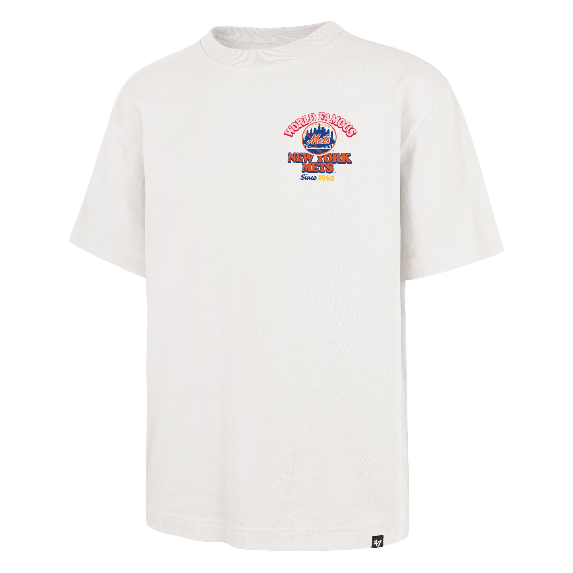 Men's '47 Cream New York Mets Glizzy T-Shirt