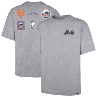 New York Mets '47 Cooperstown Collection History Lock Foundation T-Shirt - Gray