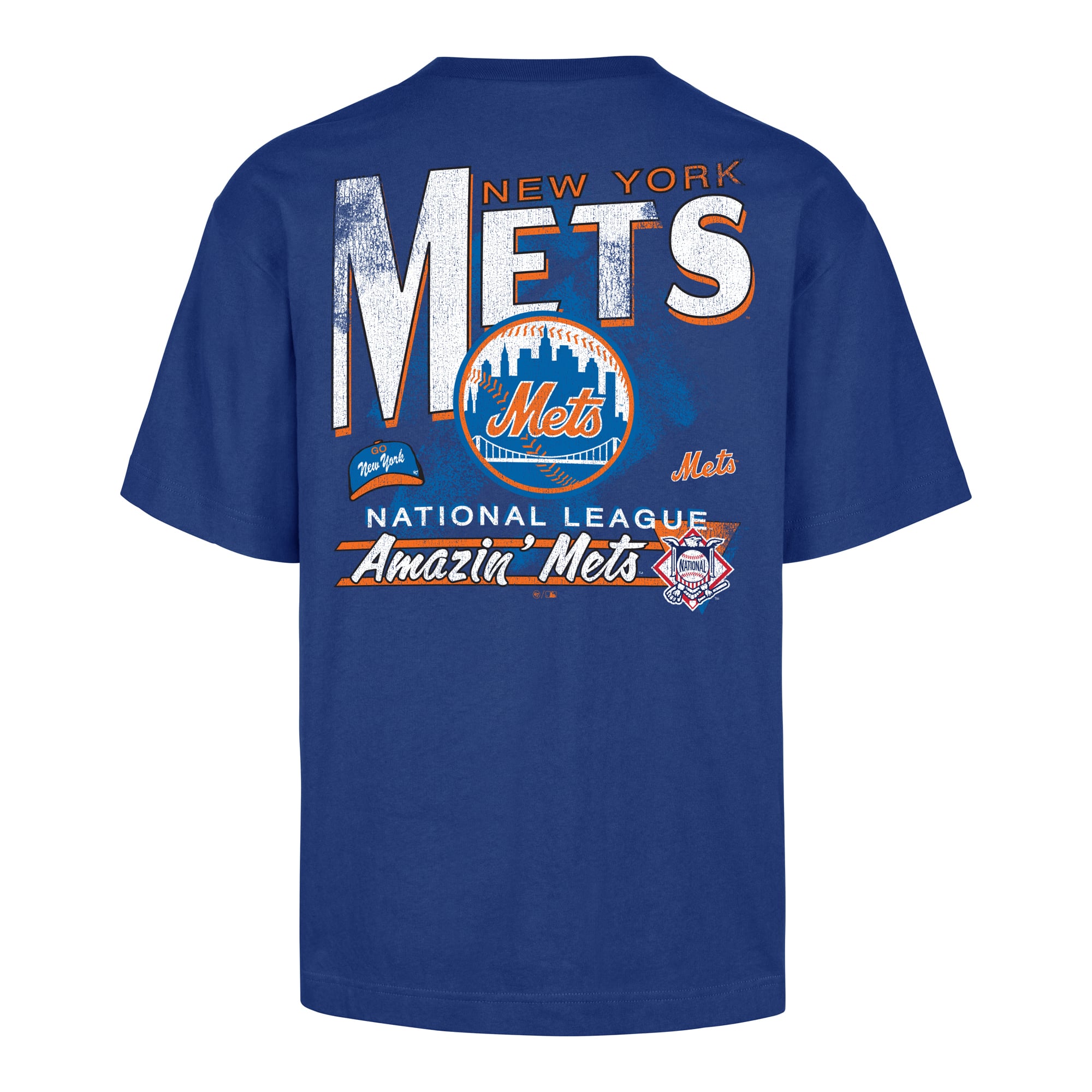 T-shirt homme '47 Royal New York Mets Under Bar Foundation