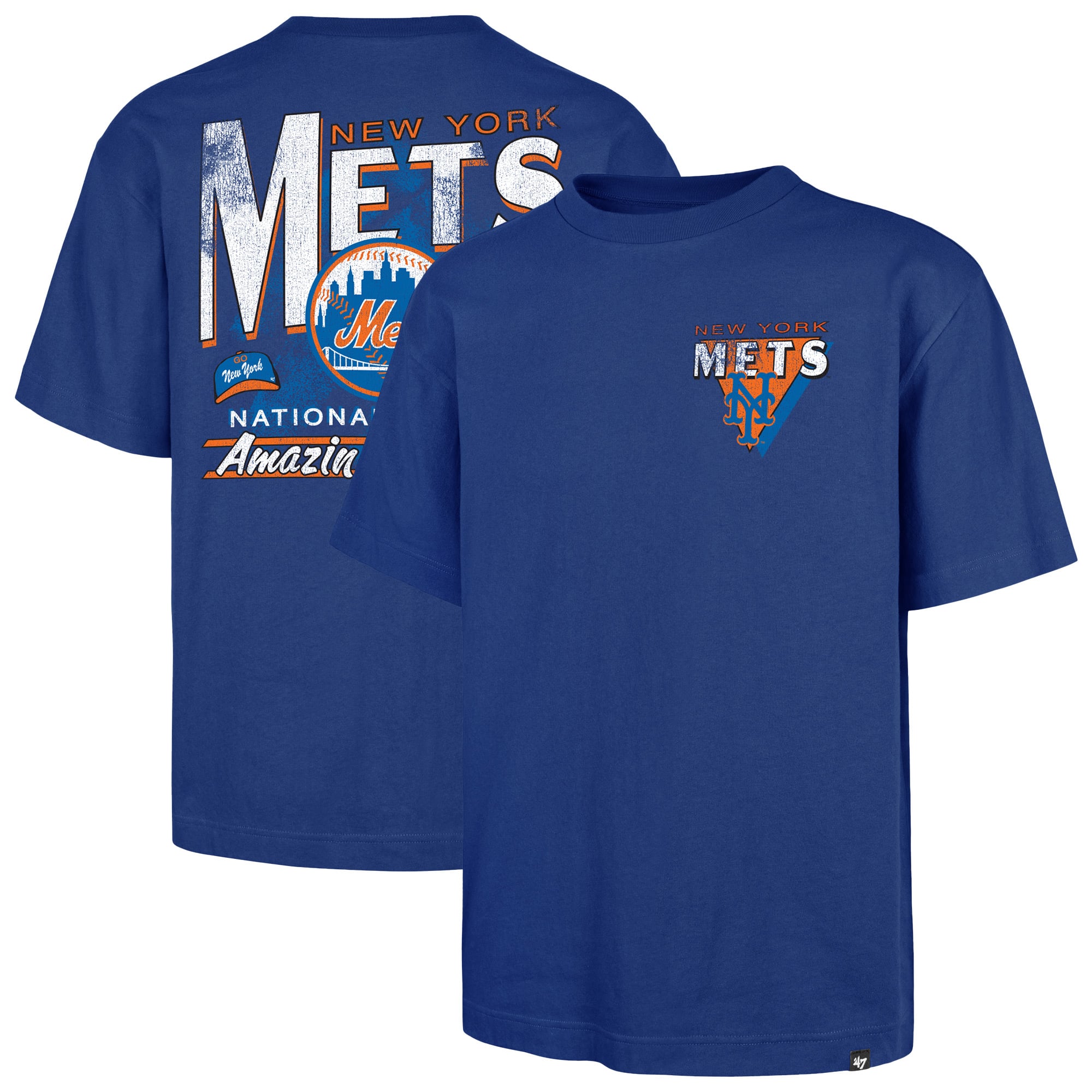T-shirt homme '47 Royal New York Mets Under Bar Foundation