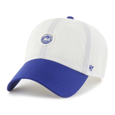 New York Mets '47 Modernia Clean Up Adjustable Hat - White/Royal