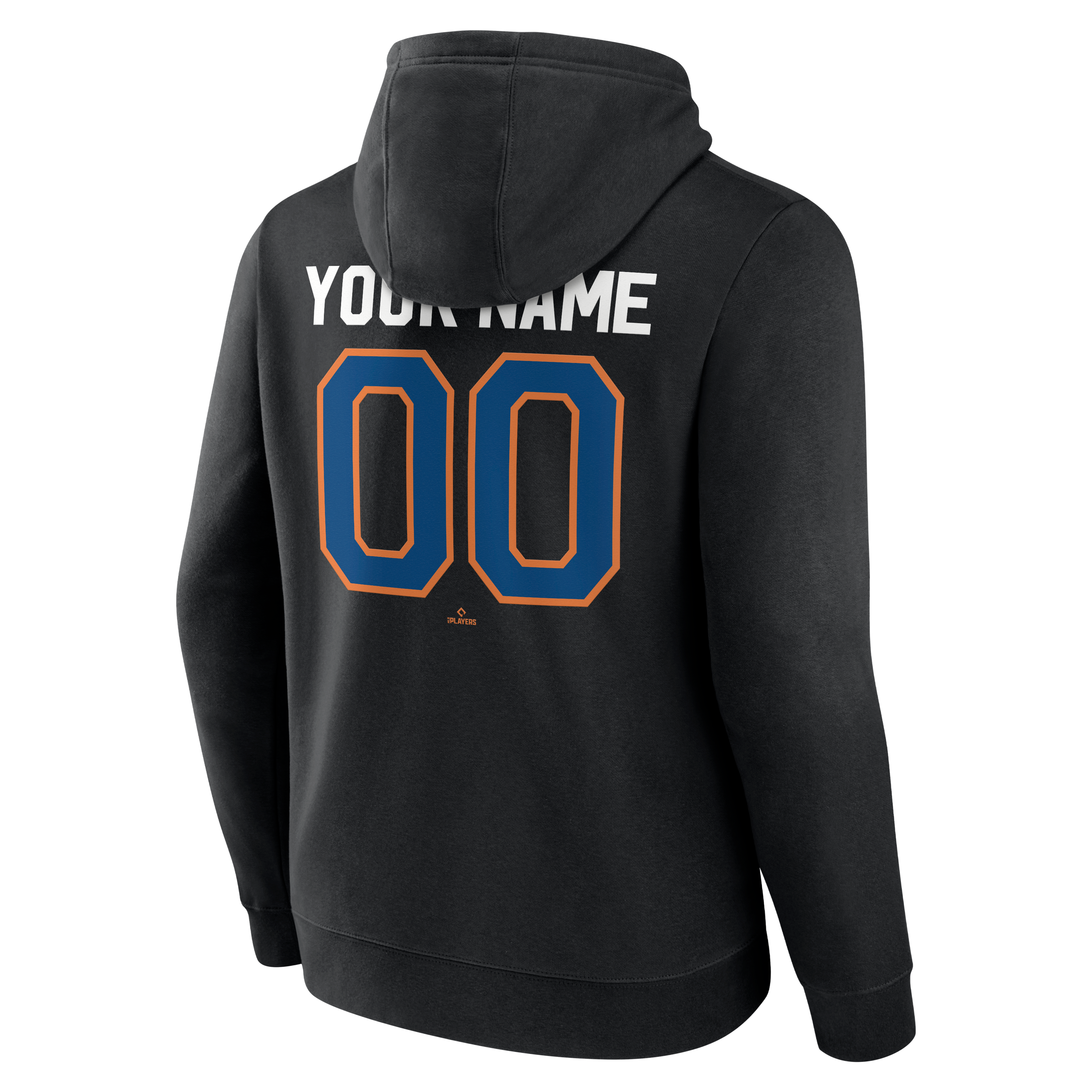 Men's Black New York Mets Cooperstown Collection Winning Streak Personalized Name & Number Hoodie