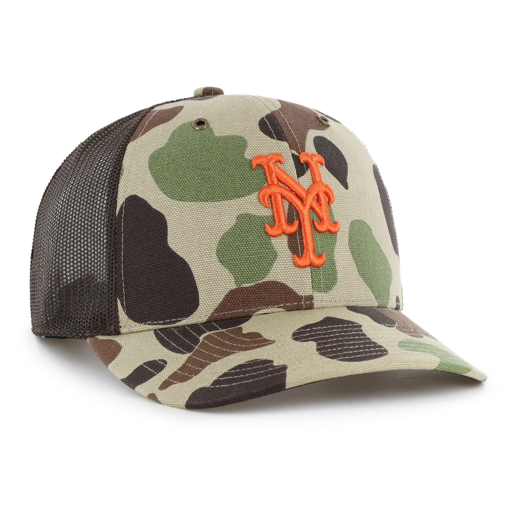 Casquette trucker ajustable Carhartt x '47 Camo New York Mets Duck pour homme