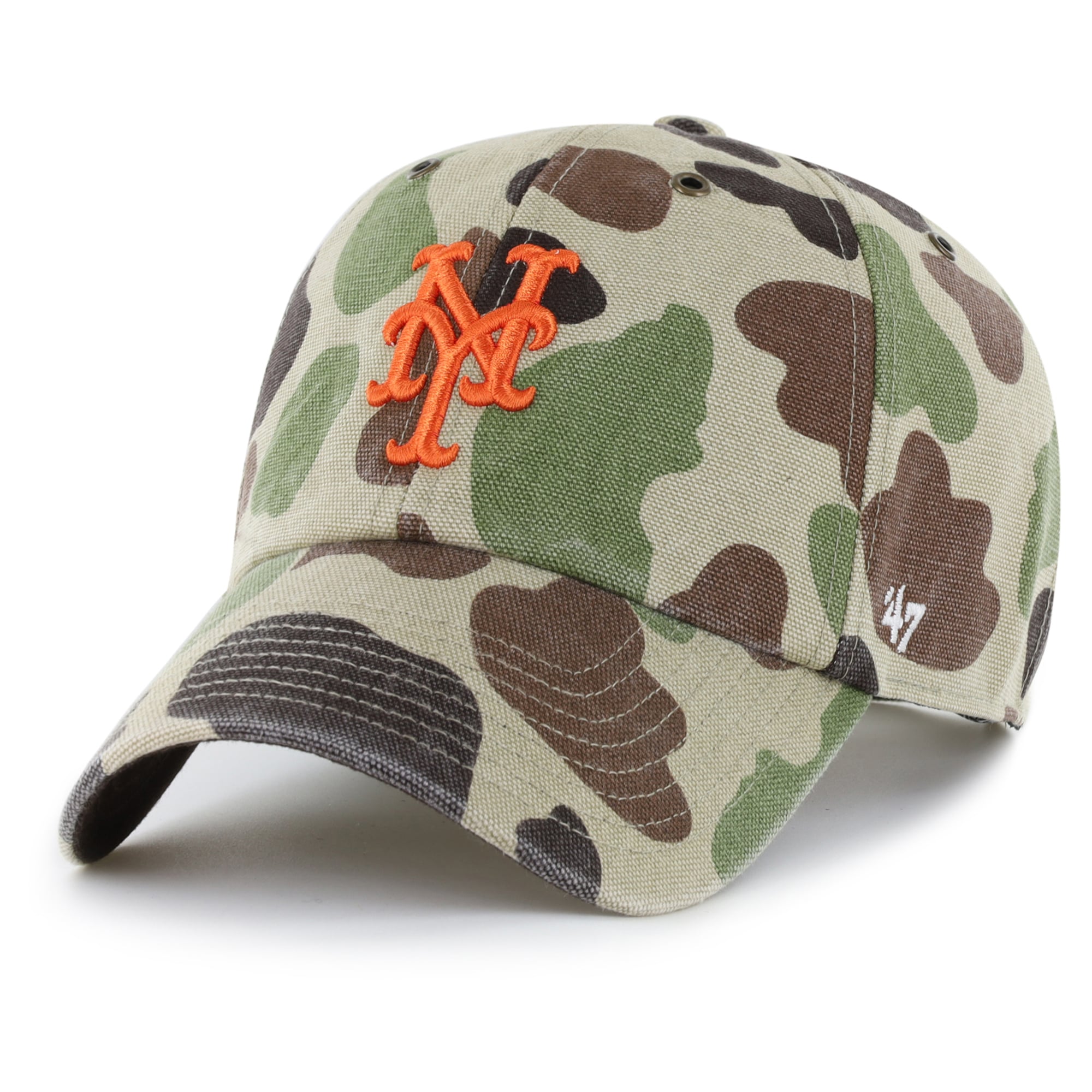 Casquette ajustable Carhartt x '47 Camo New York Mets Duck Clean Up pour homme