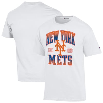 New York Mets Champion Team Name T-Shirt - White