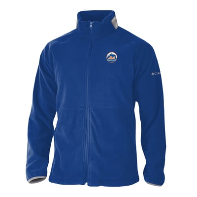 New York Mets Columbia  Everest Ridge Full-Zip Fleece Jacket - Blue