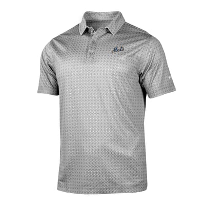 New York Mets Columbia Dusk Diamond Polo - Gray