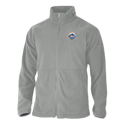 New York Mets Columbia  Everest Ridge Full-Zip Fleece Jacket - Gray