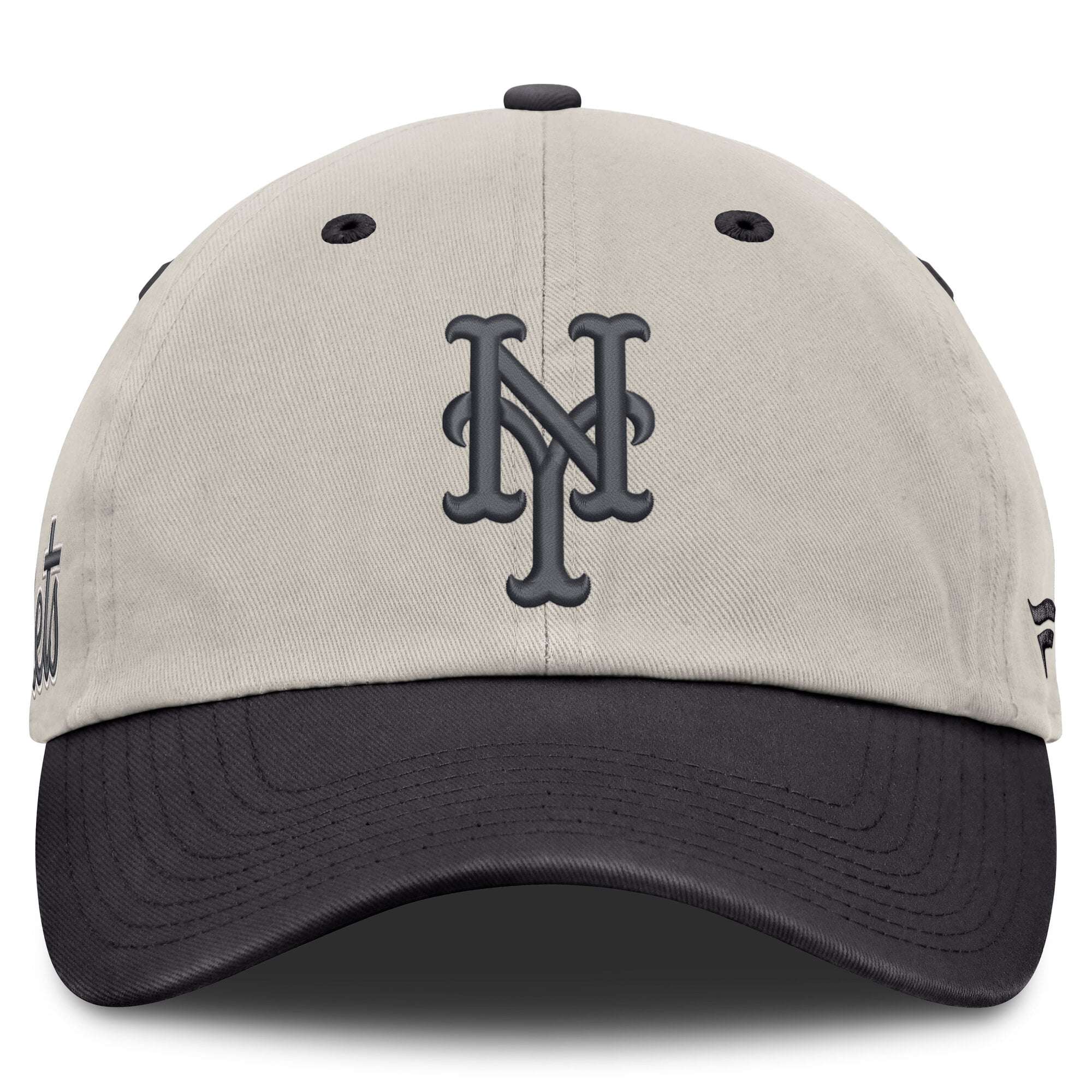 Casquette ajustable Fanatics beige/anthracite New York Mets pour homme