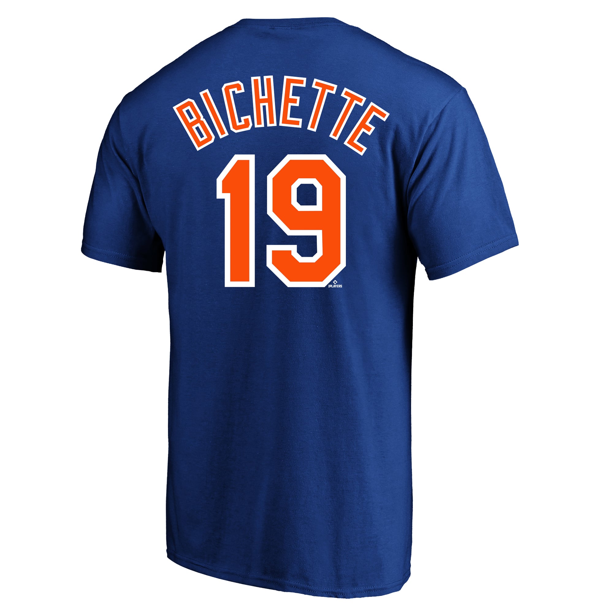 T-shirt Fanatics pour homme Bo Bichette Royal New York Mets, grandes tailles, avec nom et numéro