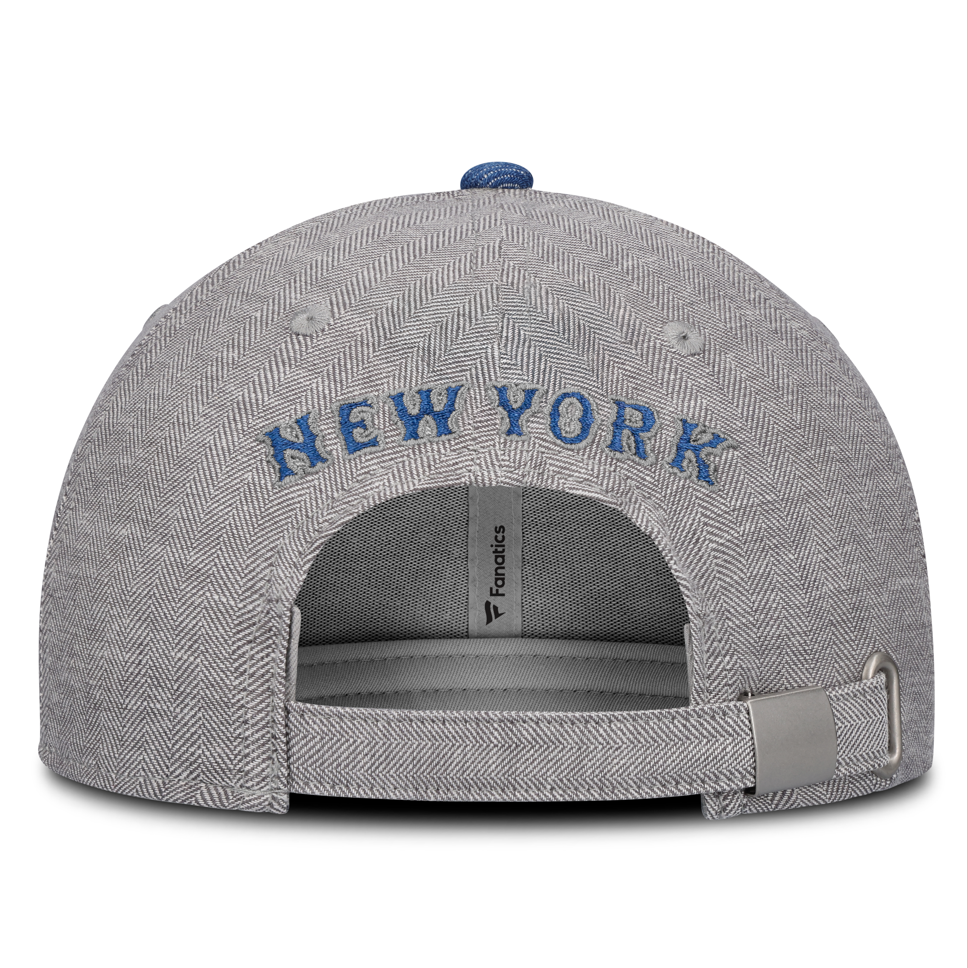 Casquette ajustable Fanatics grise/denim New York Mets Level Up Conduct pour homme