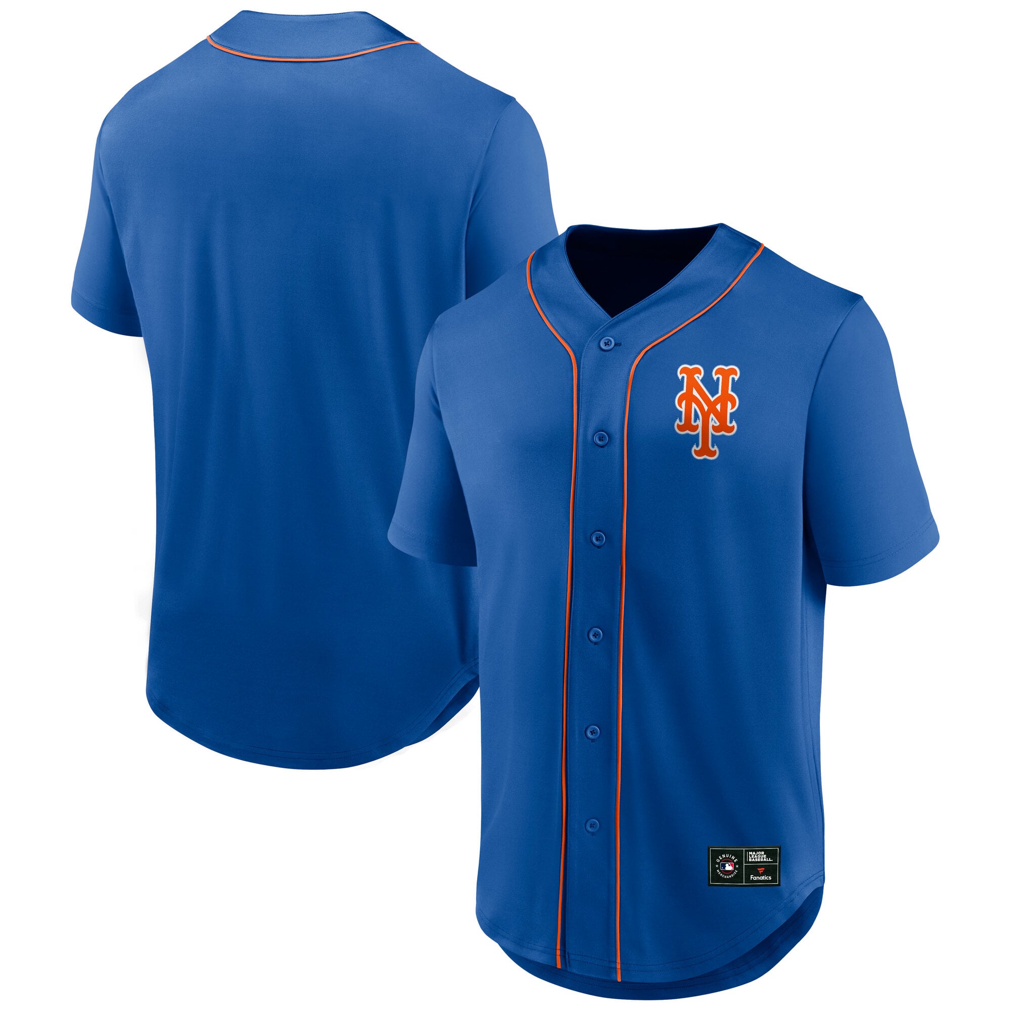 Men's Fanatics Royal New York Mets Franchise Button-Up Fashion Top