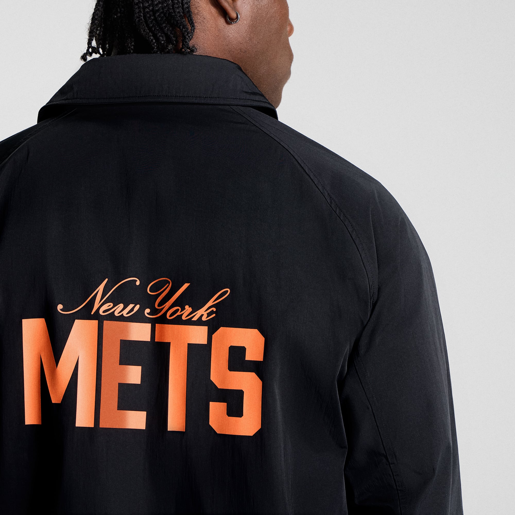 Veste de coach raglan noire New York Mets pour homme lululemon
