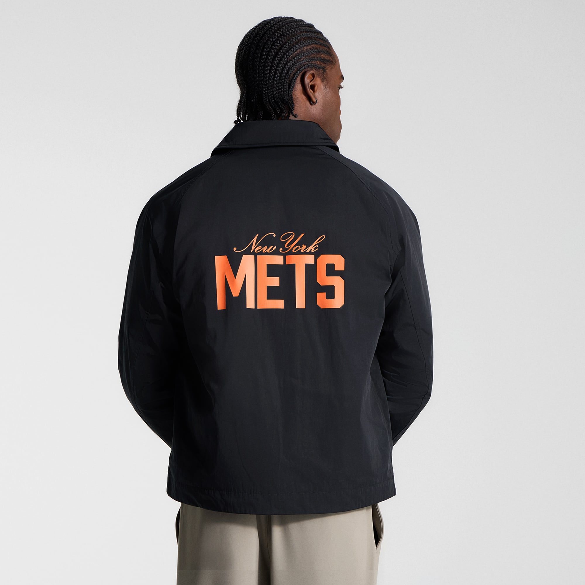 Veste de coach raglan noire New York Mets pour homme lululemon