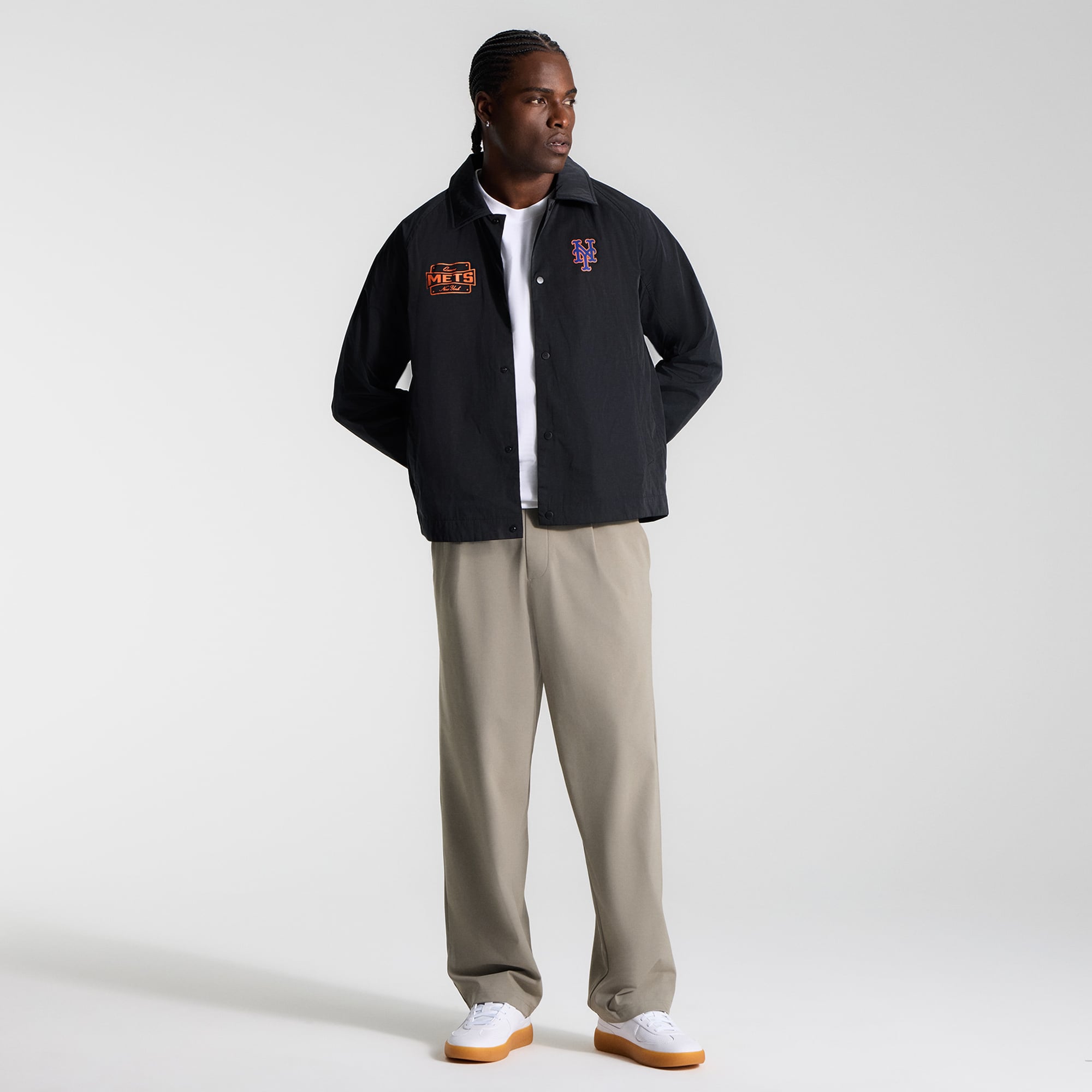 Veste de coach raglan noire New York Mets pour homme lululemon