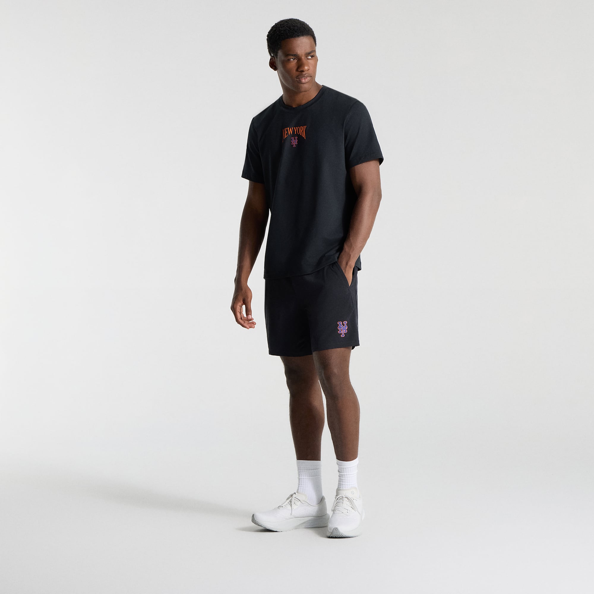Men's lululemon Black New York Mets Soft Jersey T-Shirt