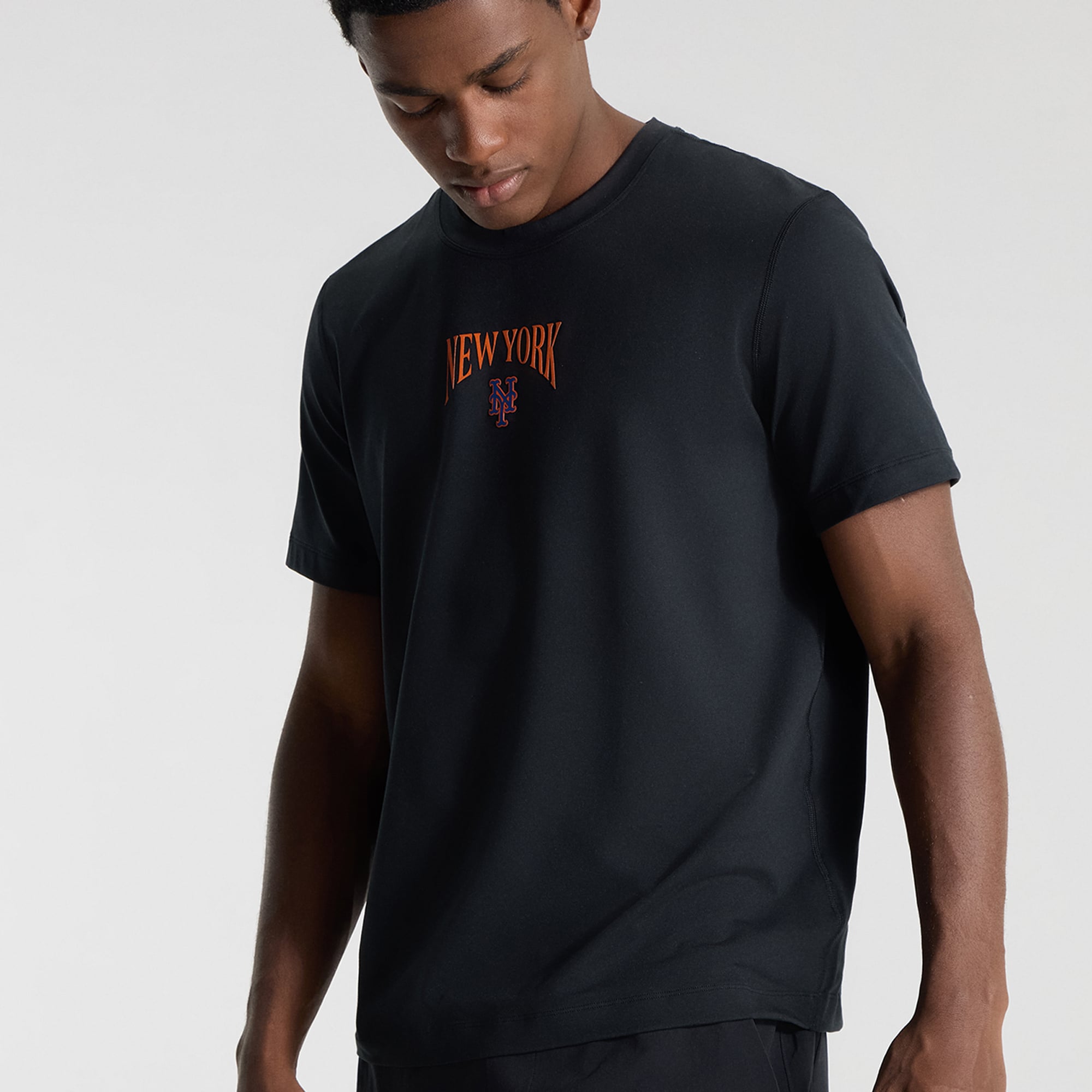 Men's lululemon Black New York Mets Soft Jersey T-Shirt