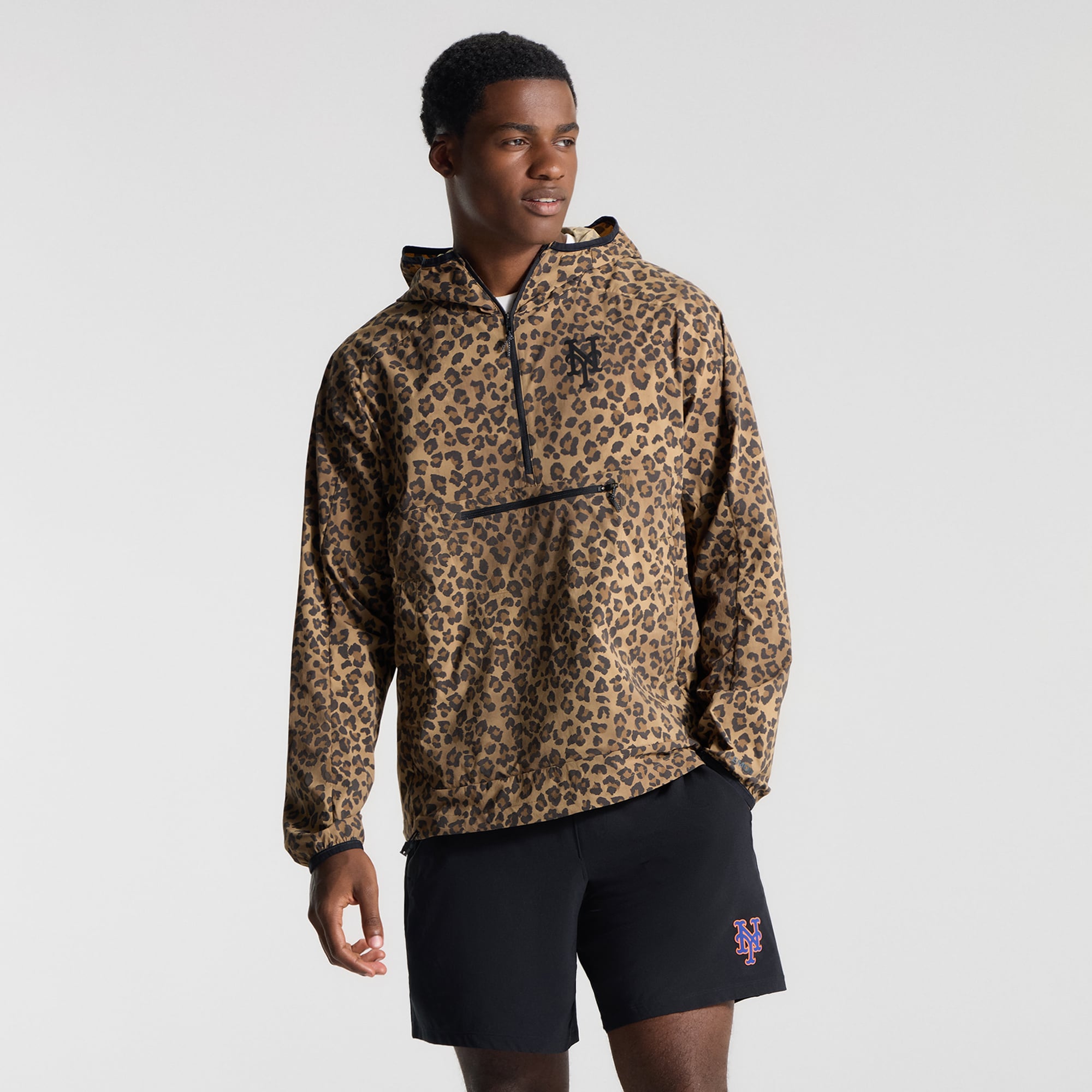 Men's lululemon New York Mets Multi-Pocket Running Anorak *Leopard