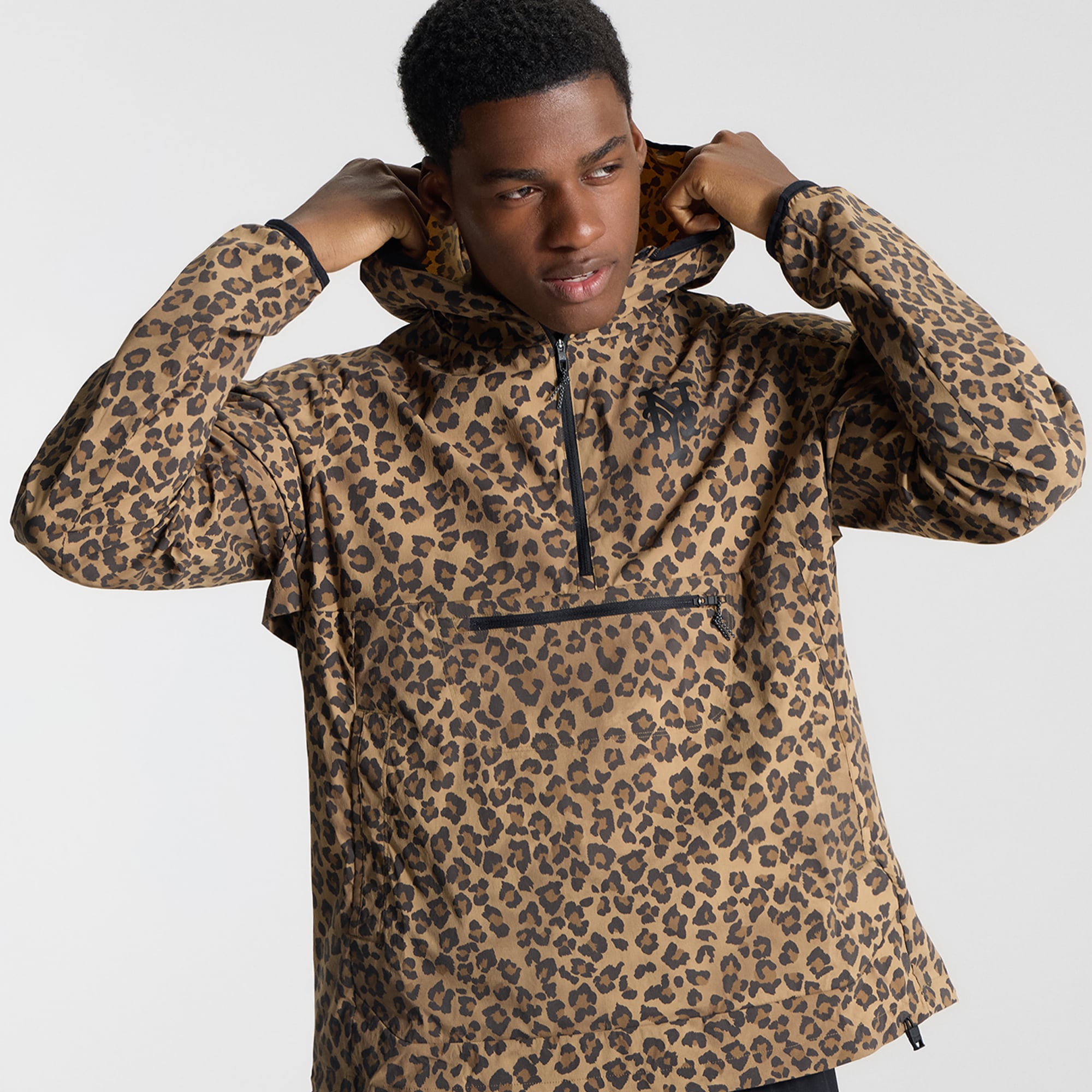 Men's lululemon New York Mets Multi-Pocket Running Anorak *Leopard