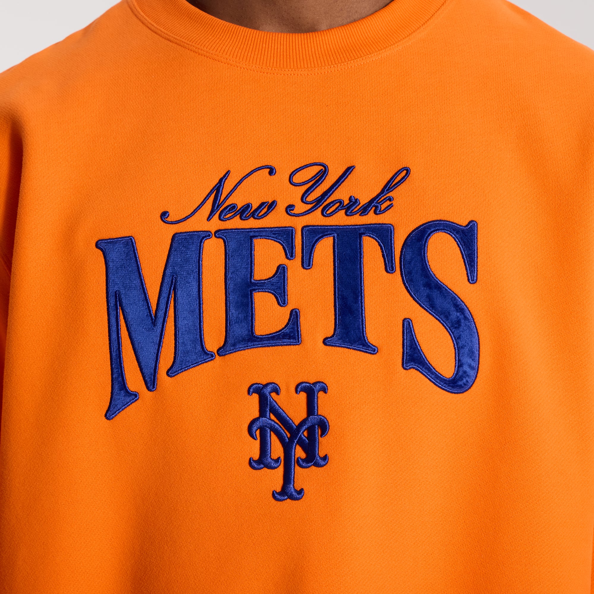 Sweat-shirt Steady State orange total pour homme de lululemon New York Mets