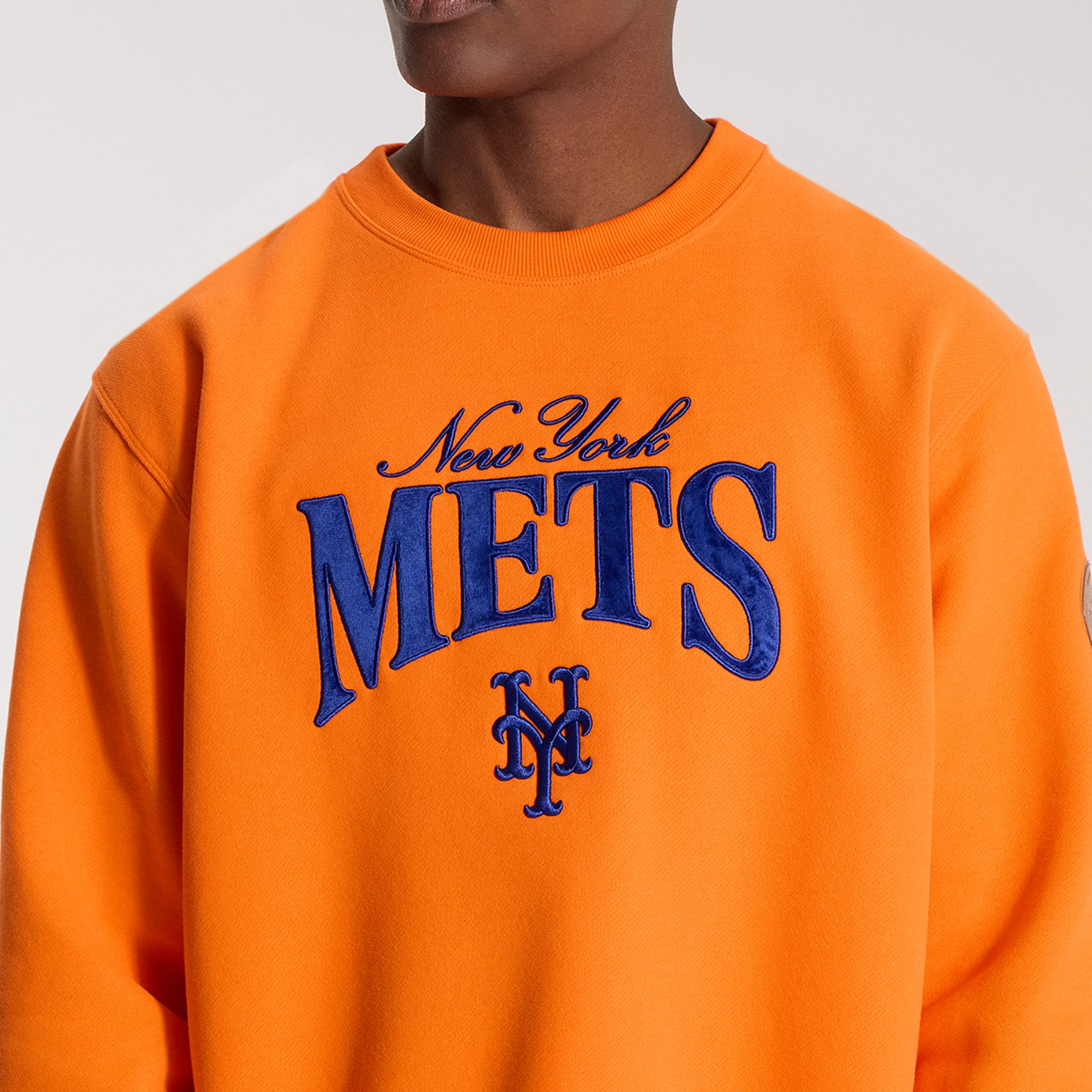 Sweat-shirt Steady State orange total pour homme de lululemon New York Mets