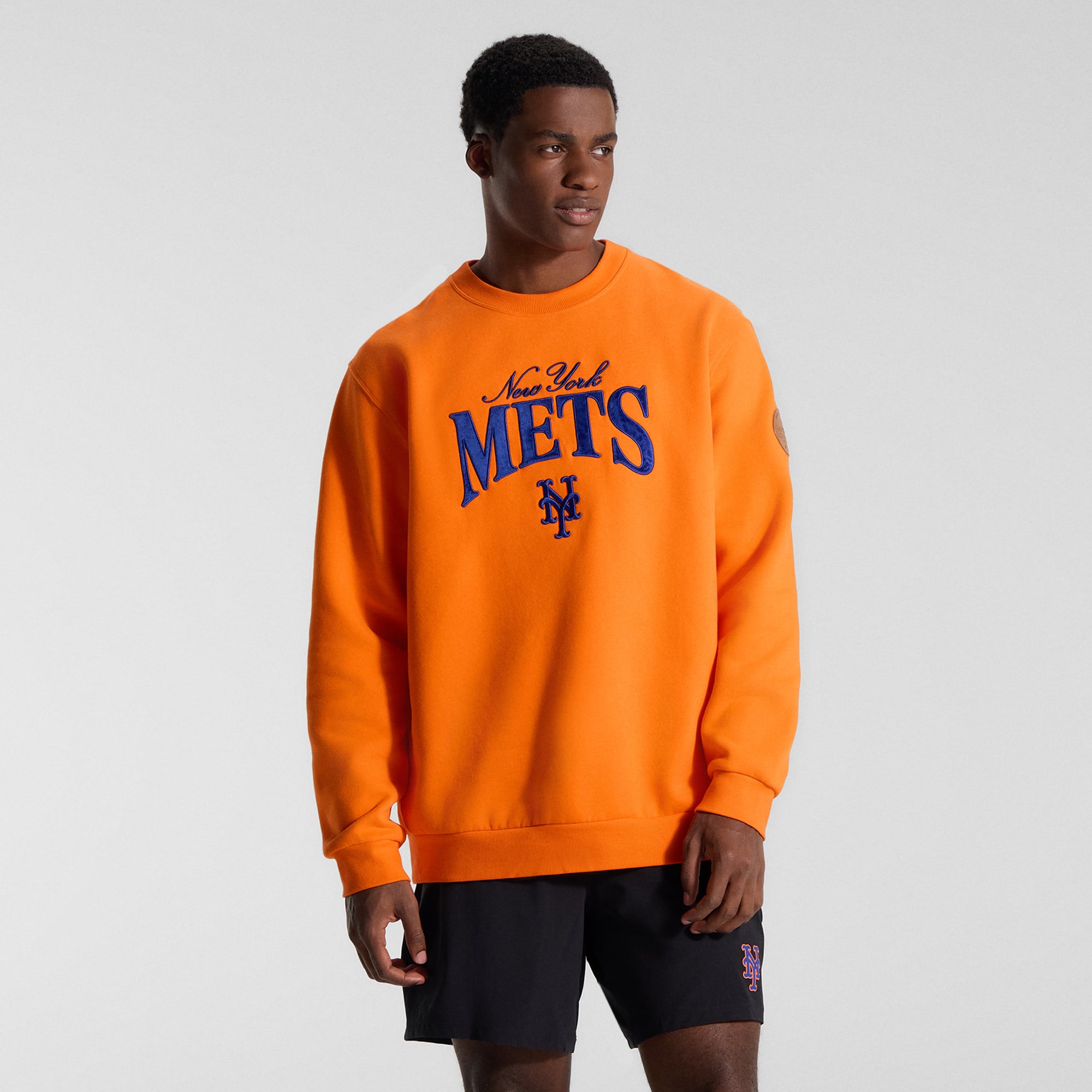 Sweat-shirt Steady State orange total pour homme de lululemon New York Mets