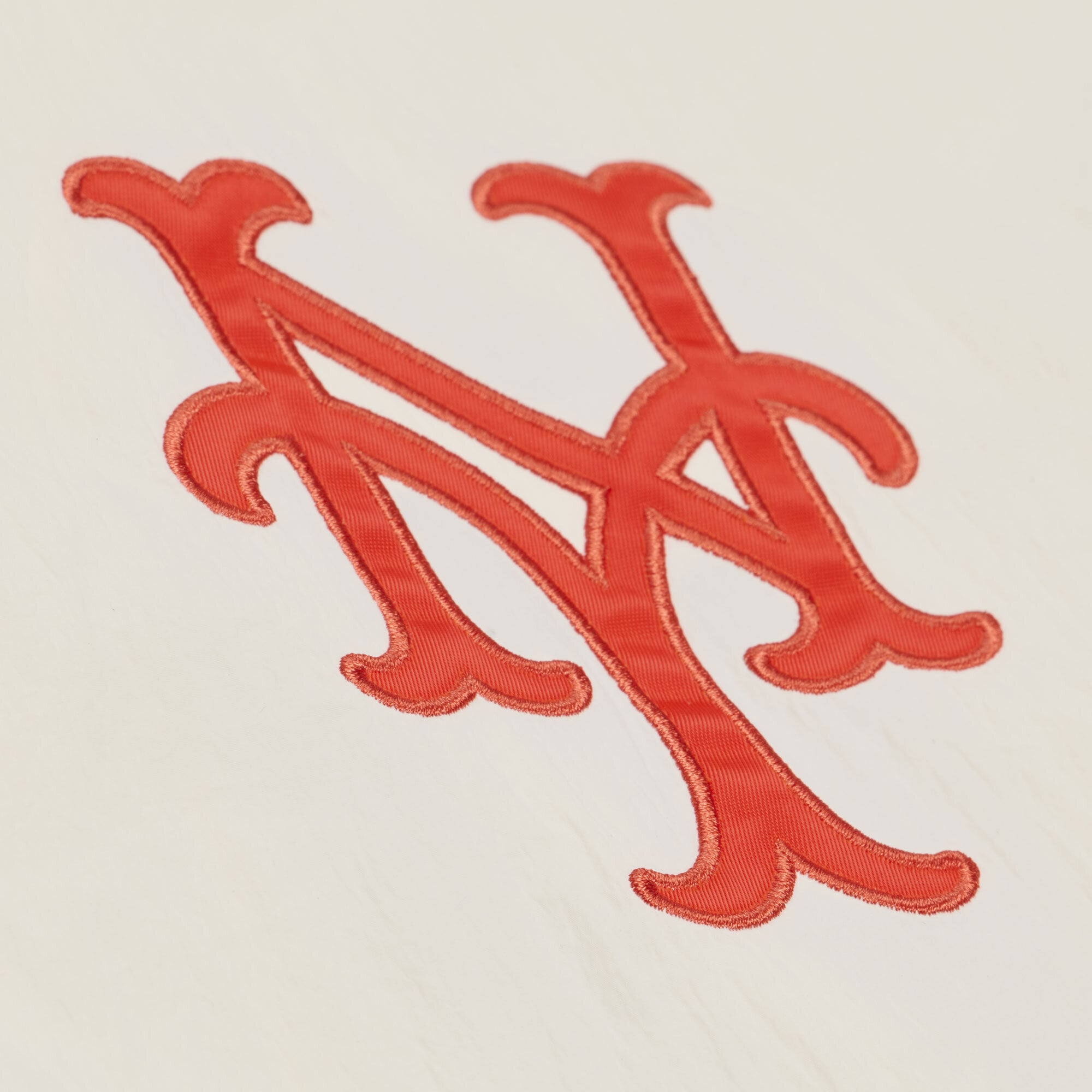 Men's Mitchell & Ness  Cream New York Mets Cooperstown Collection Retro Roots Coaches Jacket
