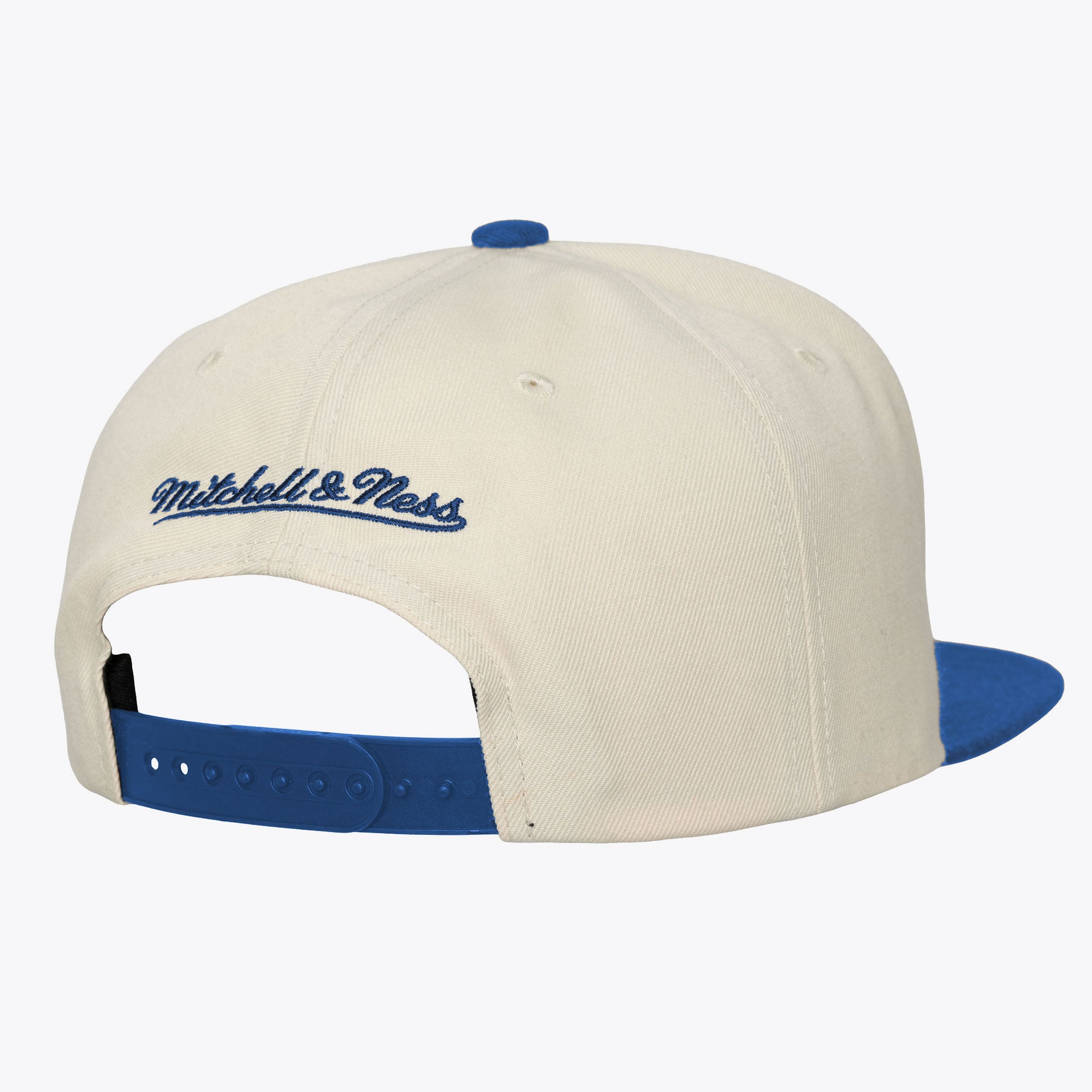 Casquette snapback Mitchell & Ness crème New York Mets Subway Series pour homme