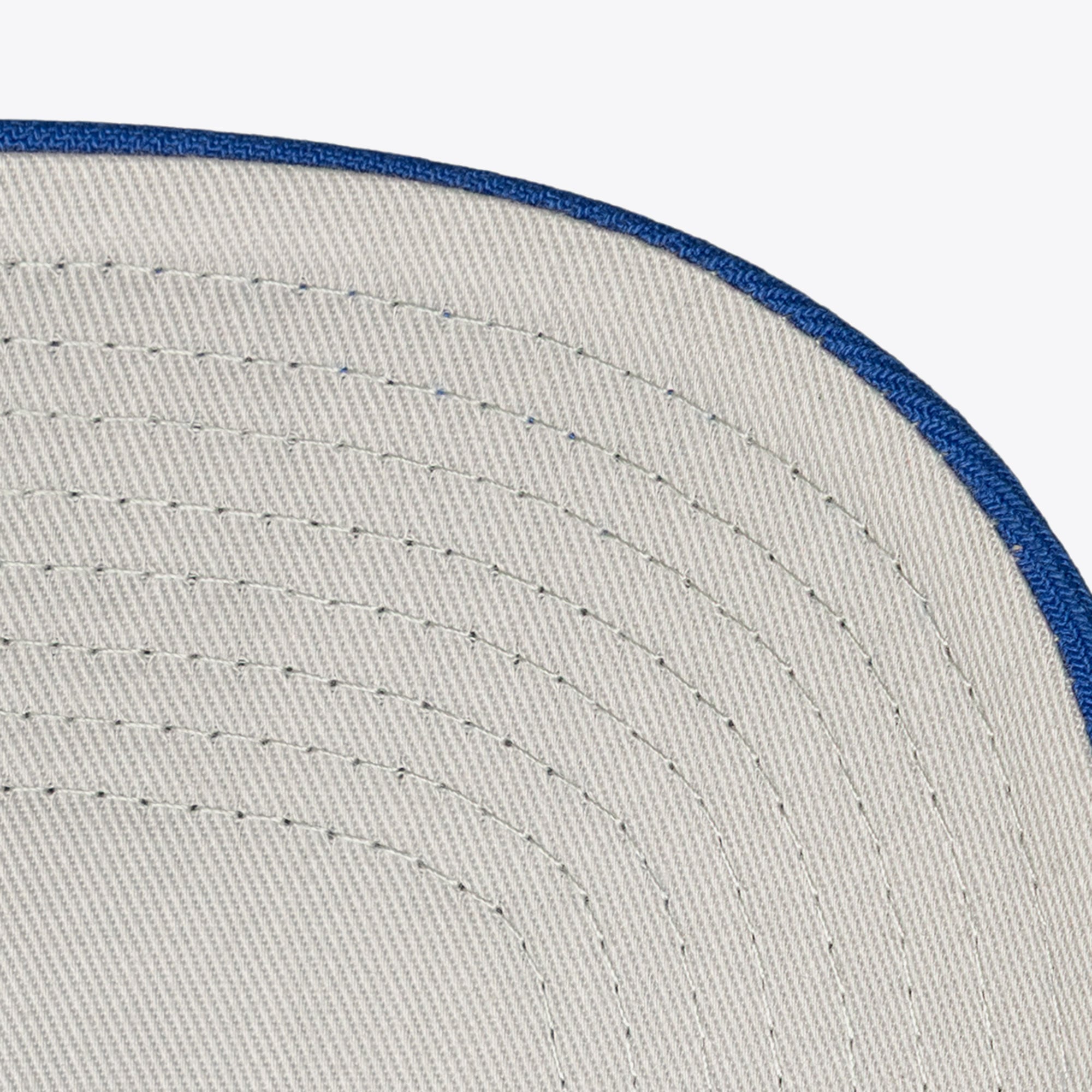 Men's Mitchell & Ness Cream/Royal New York Mets Flawless Stretch-Snapback Hat
