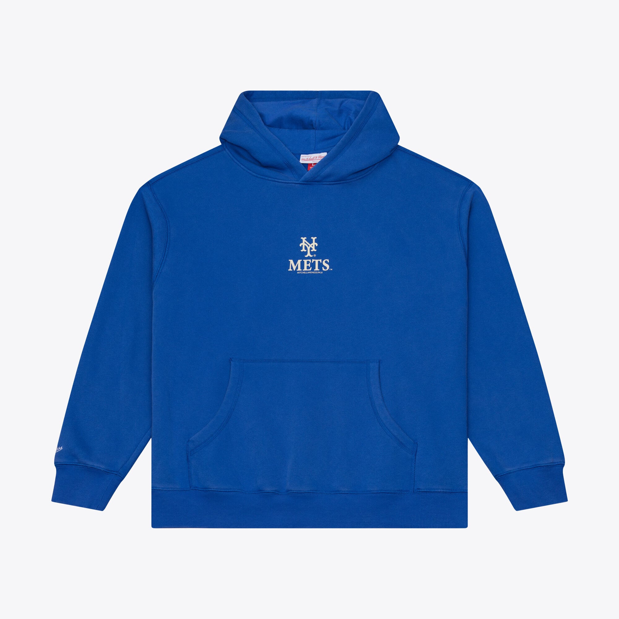Sweat à capuche en polaire Mitchell & Ness Royal New York Mets Core Essentials pour homme