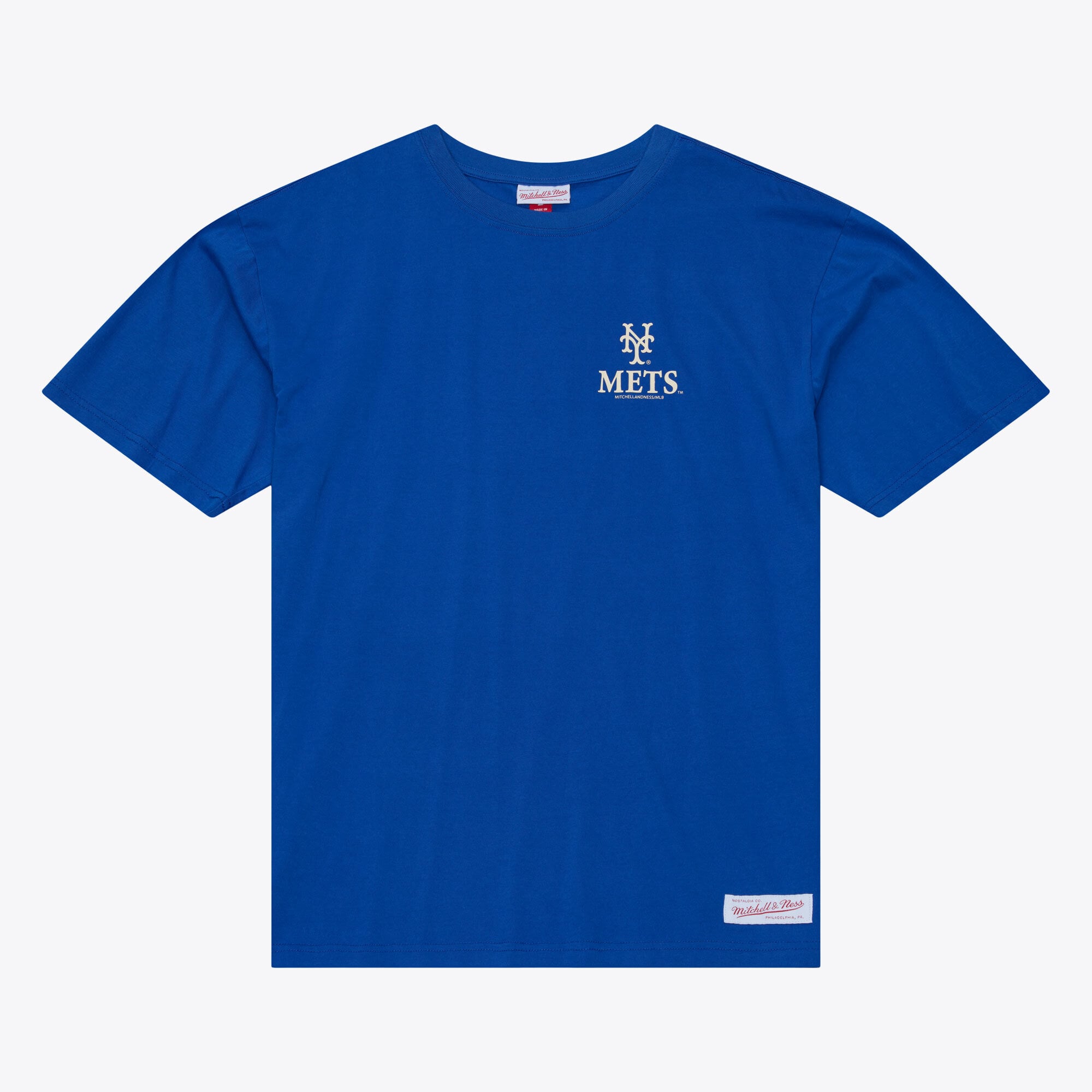 T-shirt Mitchell & Ness Royal New York Mets Core Essentials pour homme